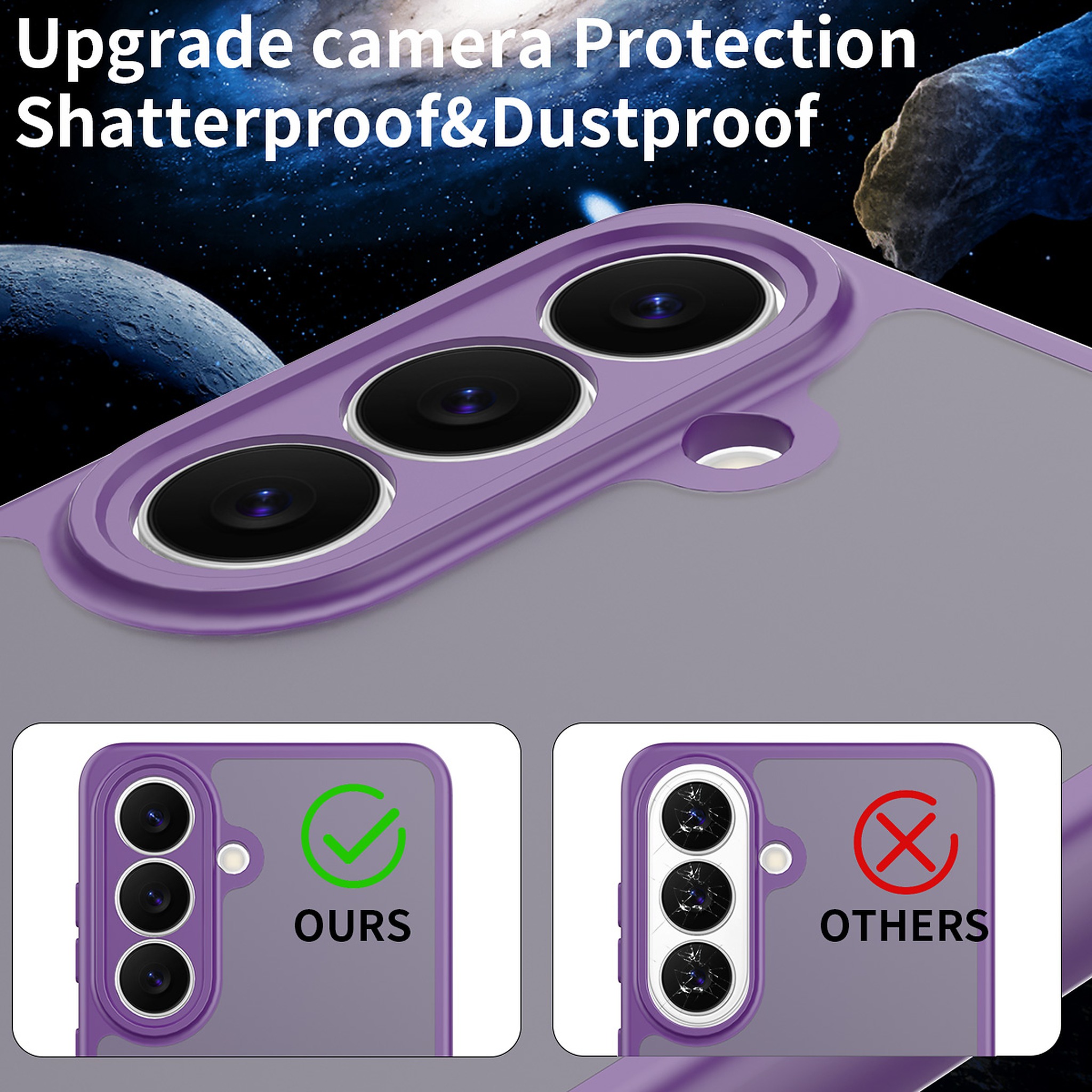 SendaFit Precise-Cutout Matte Skin-Feel Case for Galaxy S26 detail 6