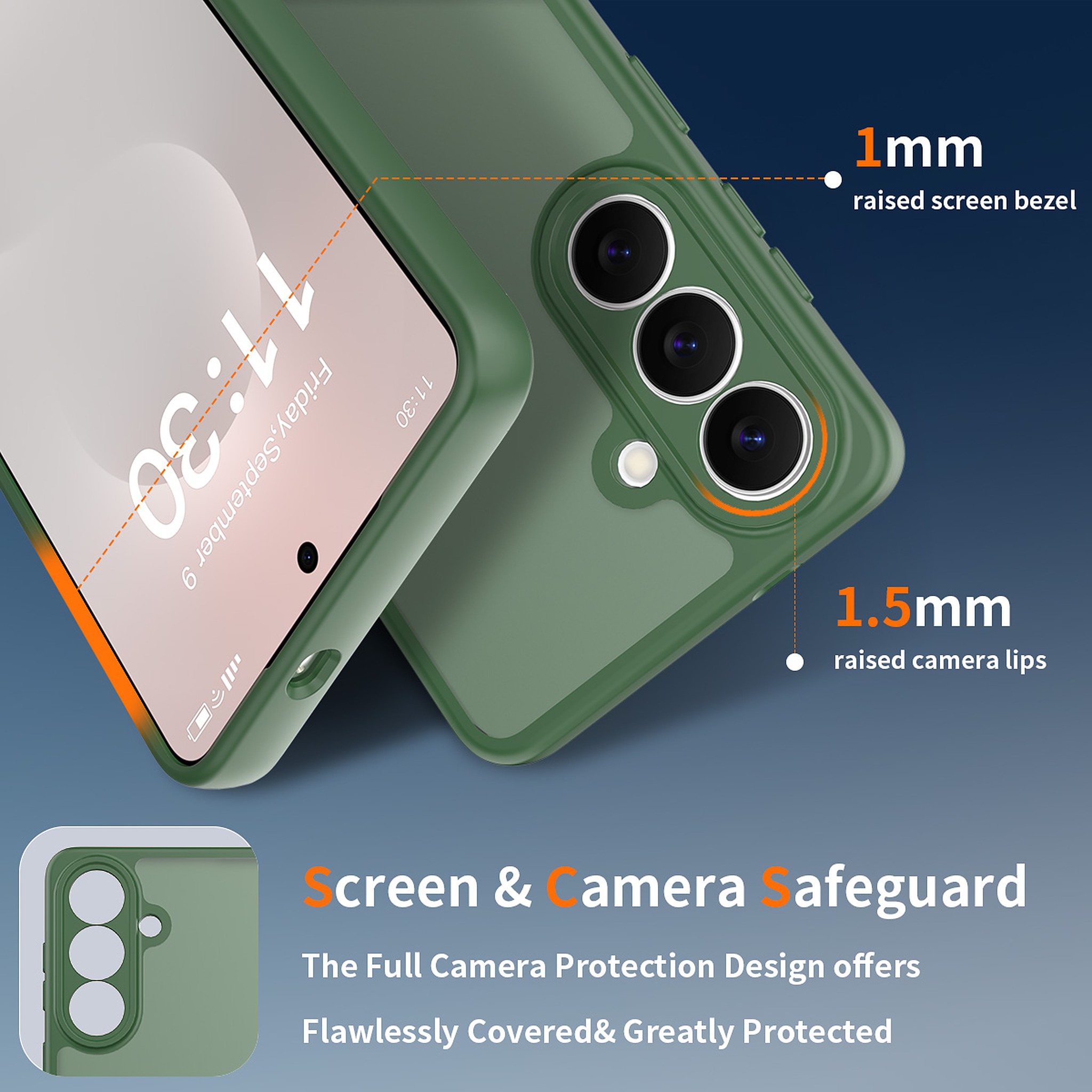 SendaFit Precise-Cutout Matte Skin-Feel Case for Galaxy S26 detail 7