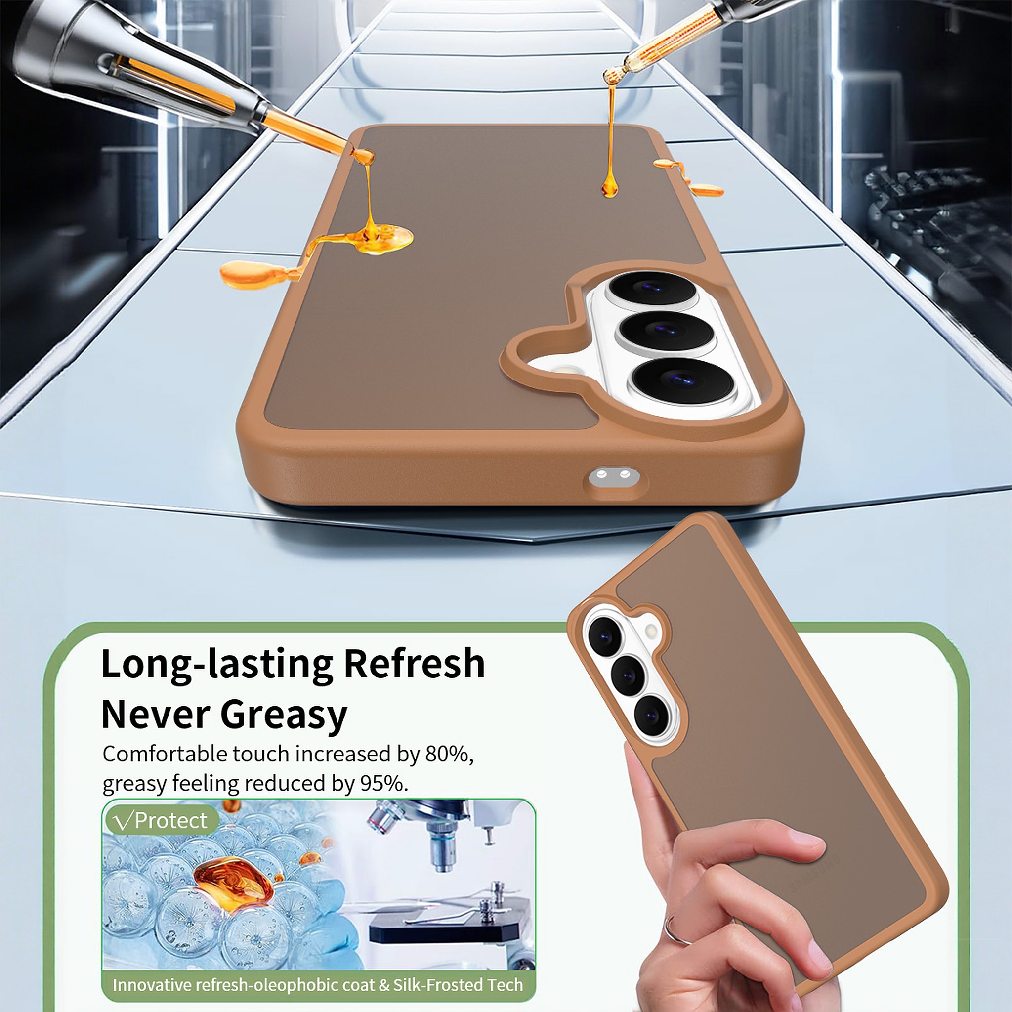 SendaFit Matte Skin-Feel Two-in-One Case for Galaxy S26 detail 10