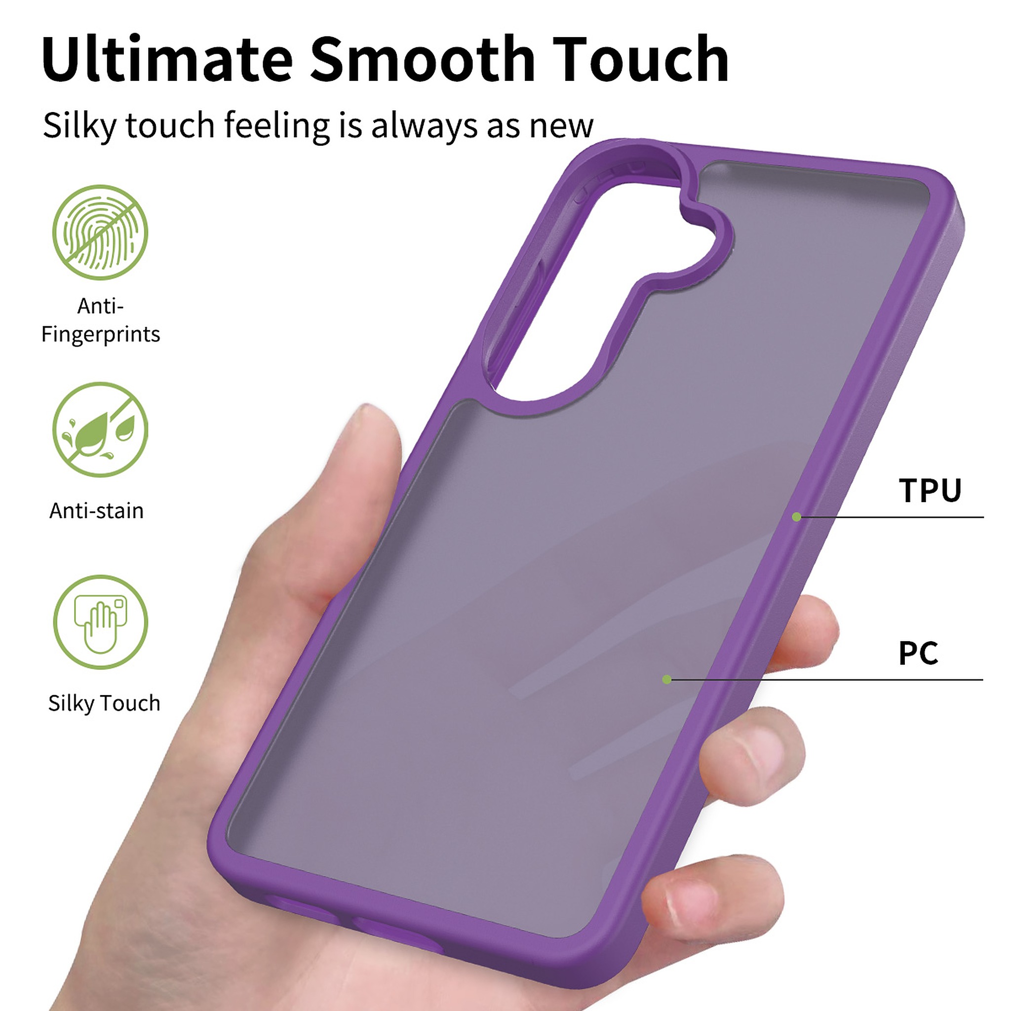 SendaFit Matte Skin-Feel Two-in-One Case for Galaxy S26 detail 11