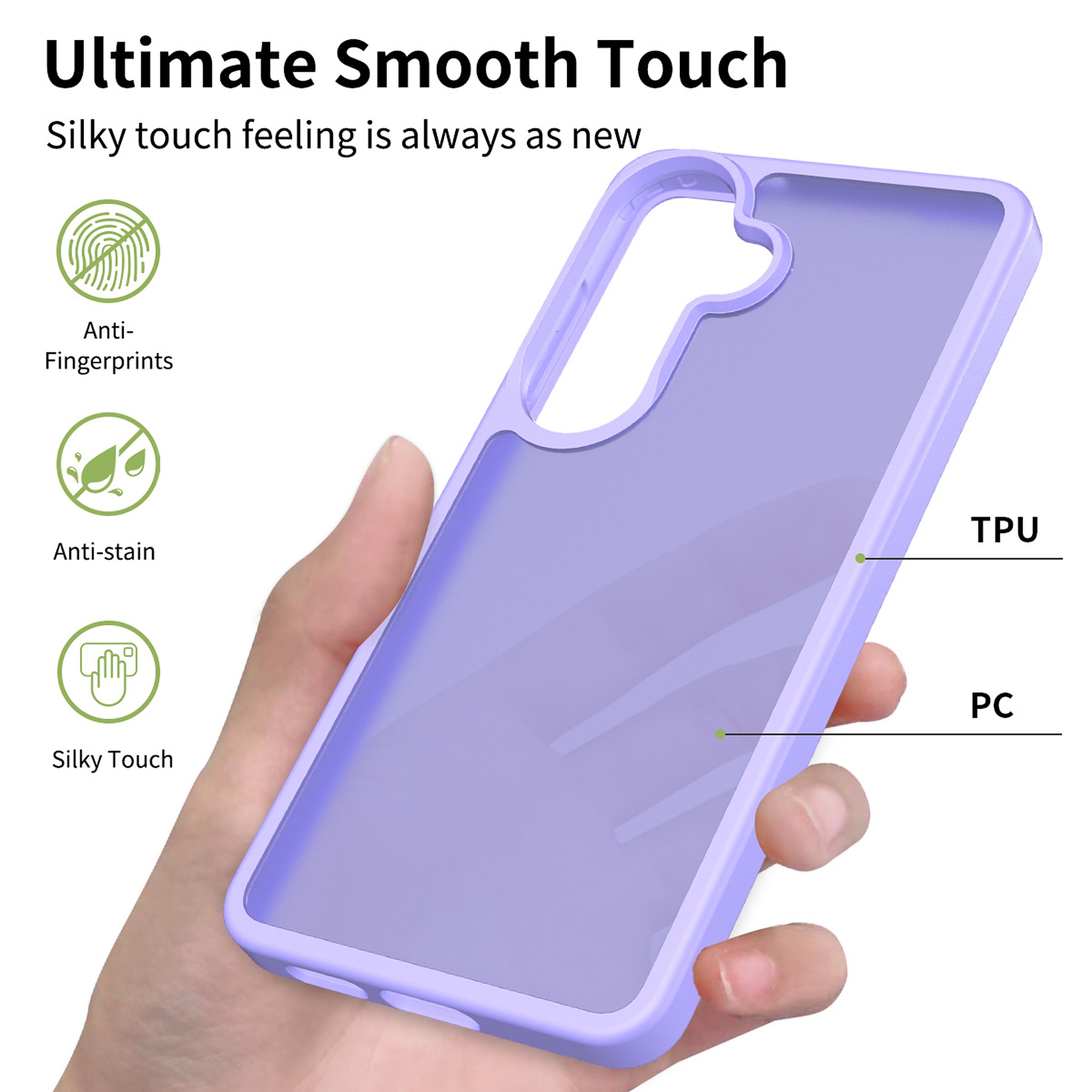 SendaFit Matte Skin-Feel Two-in-One Case for Galaxy S26 detail 15