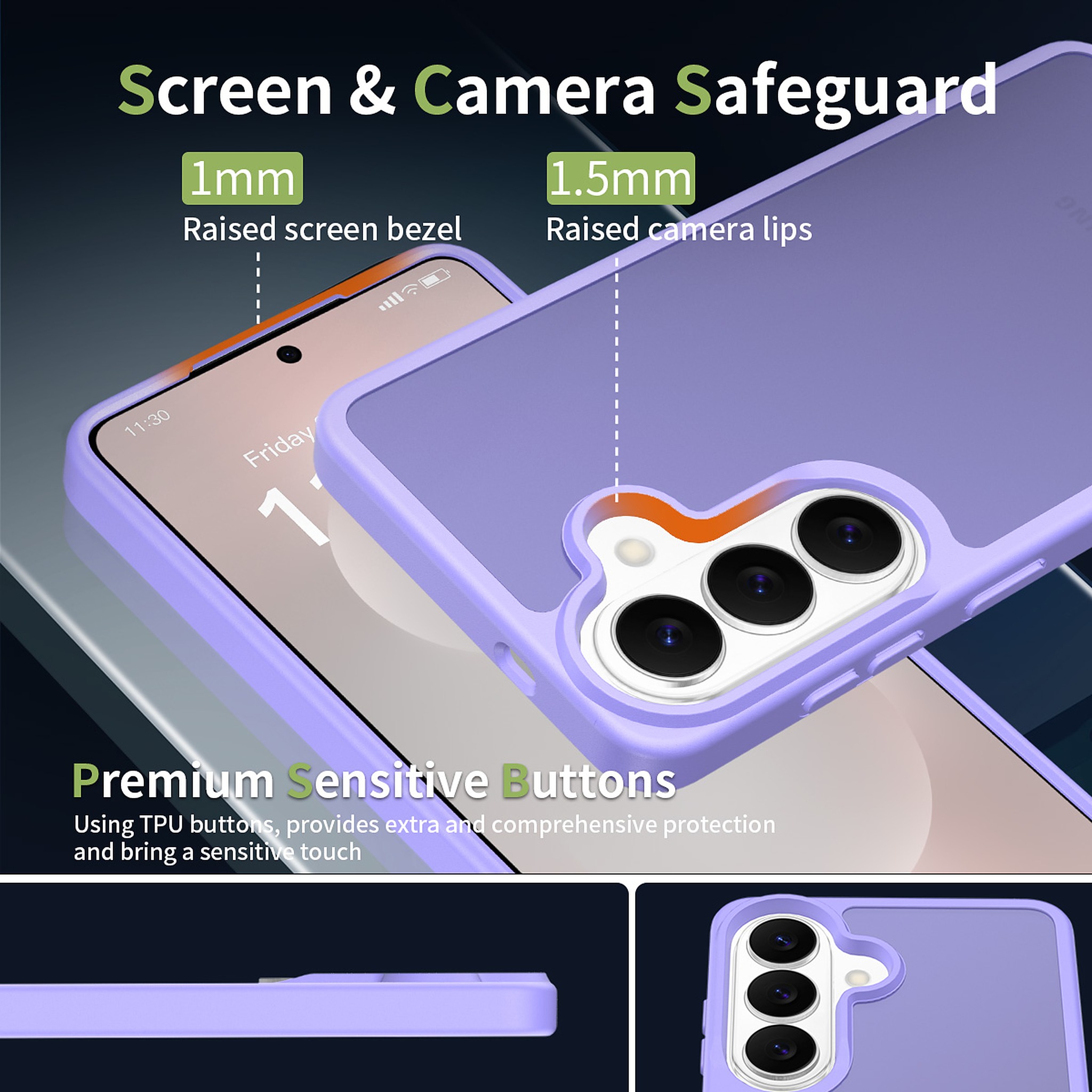 SendaFit Matte Skin-Feel Two-in-One Case for Galaxy S26 detail 16