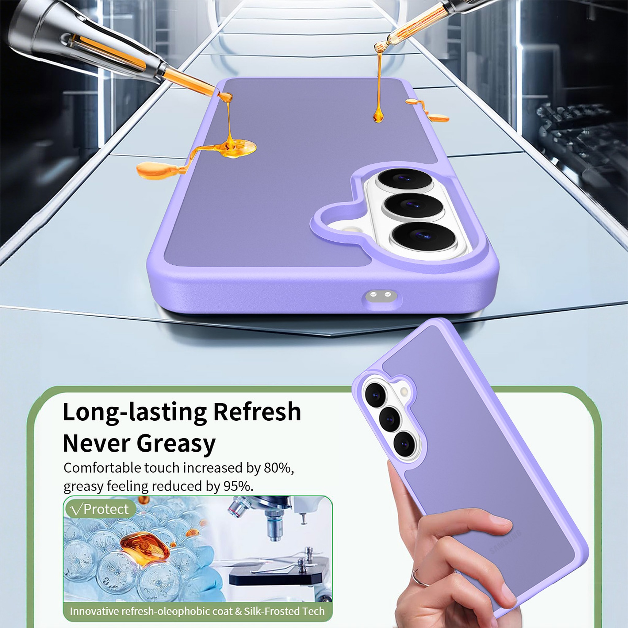 SendaFit Matte Skin-Feel Two-in-One Case for Galaxy S26 detail 17
