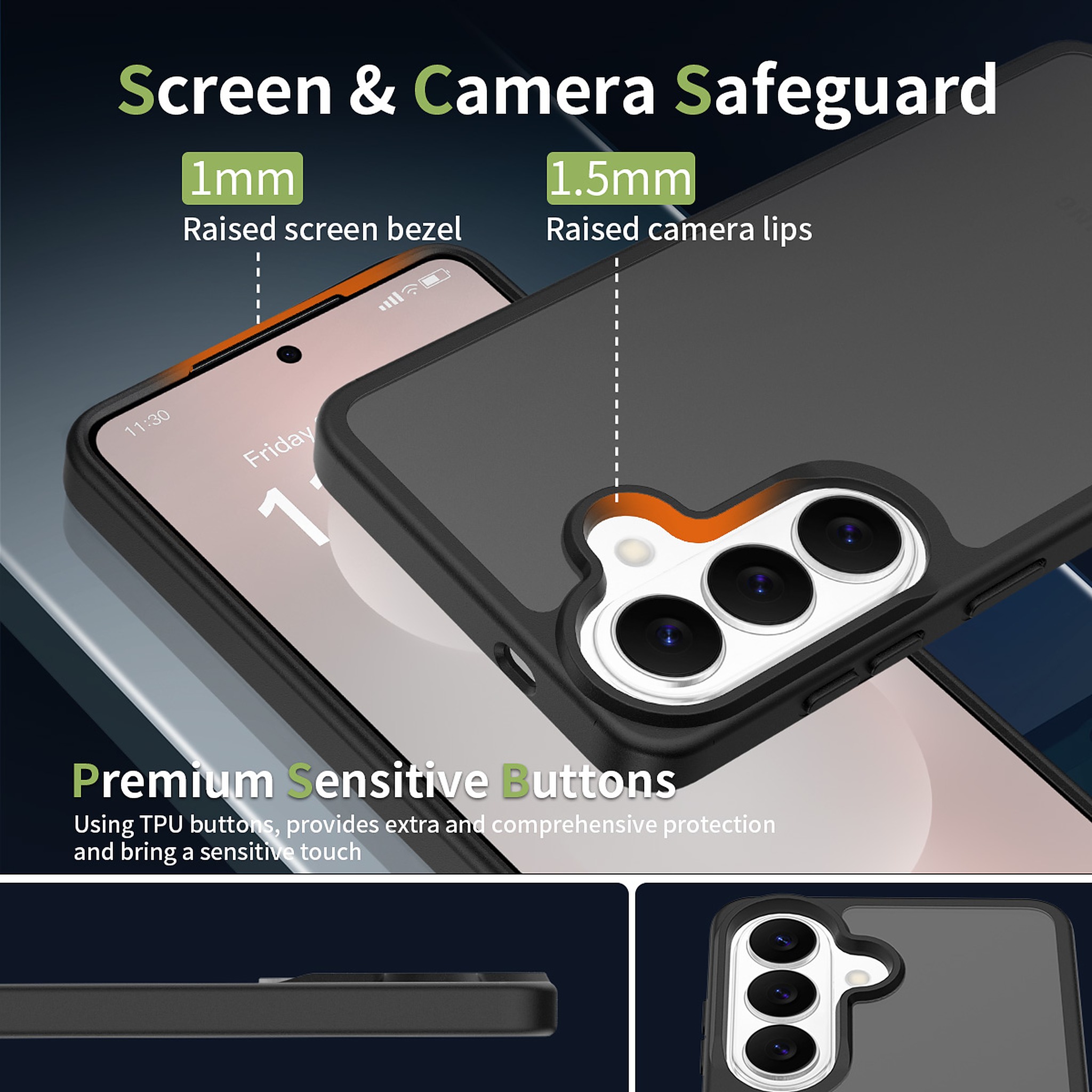 SendaFit Matte Skin-Feel Two-in-One Case for Galaxy S26 detail 20