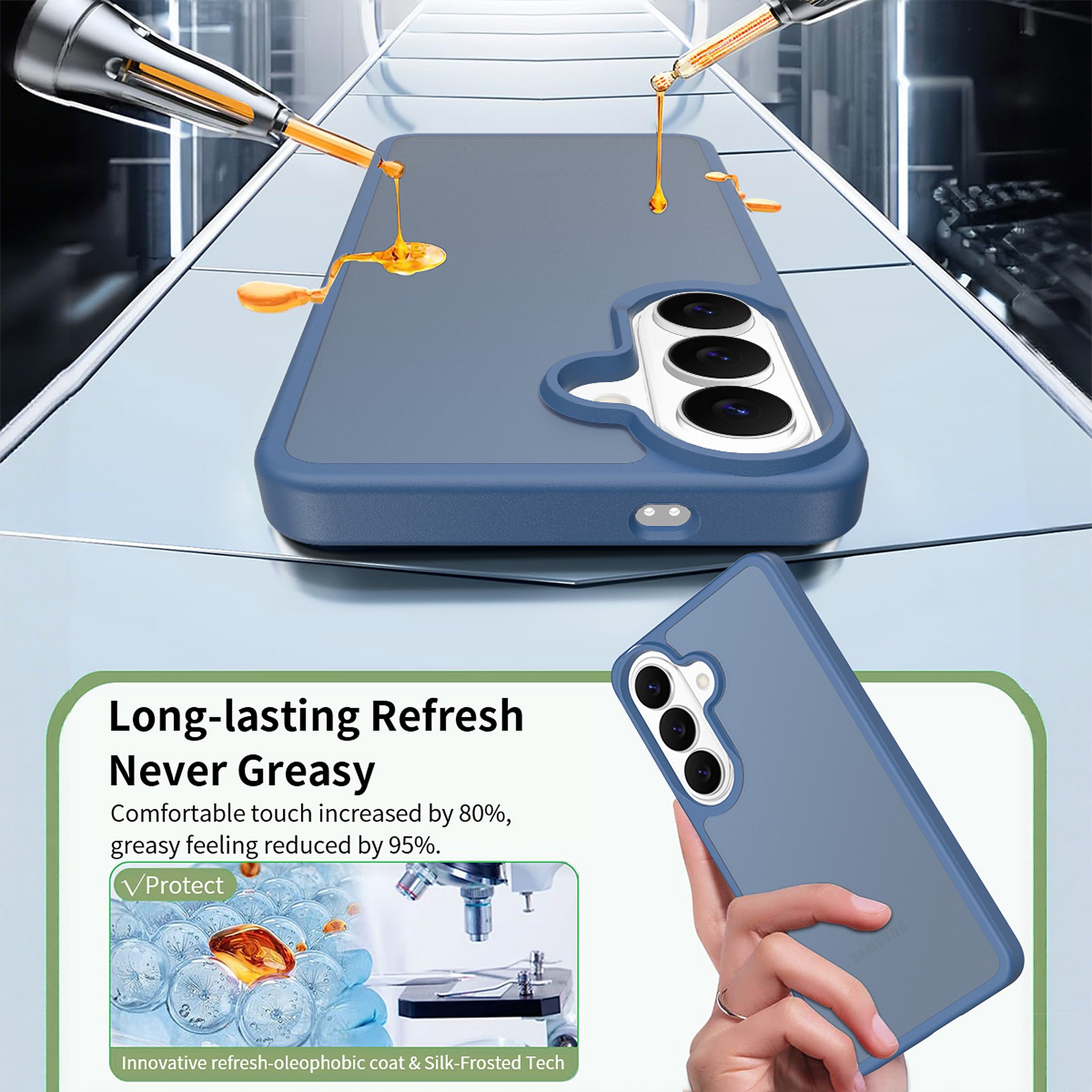 SendaFit Matte Skin-Feel Two-in-One Case for Galaxy S26 detail 21