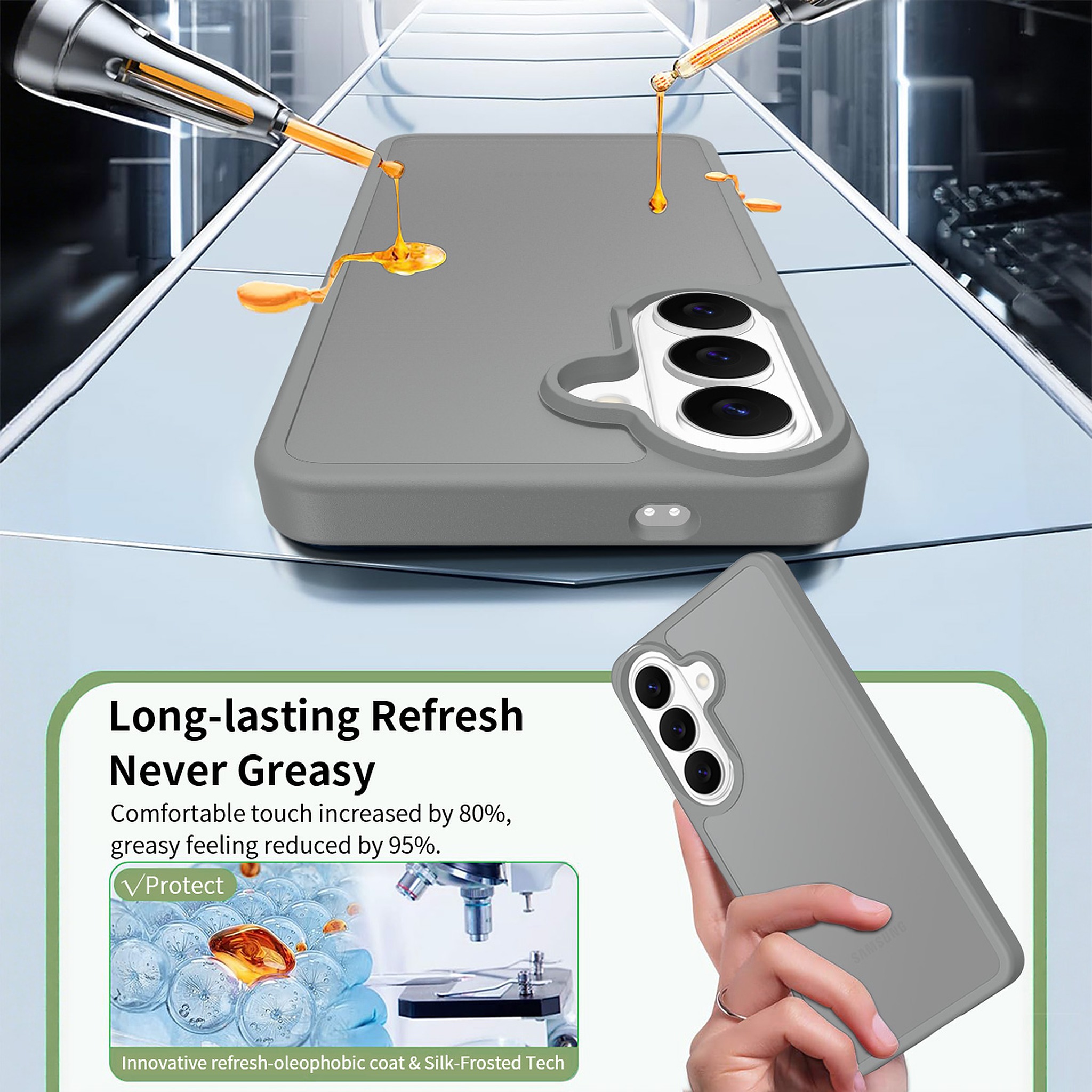 SendaFit Matte Skin-Feel Two-in-One Case for Galaxy S26 detail 24