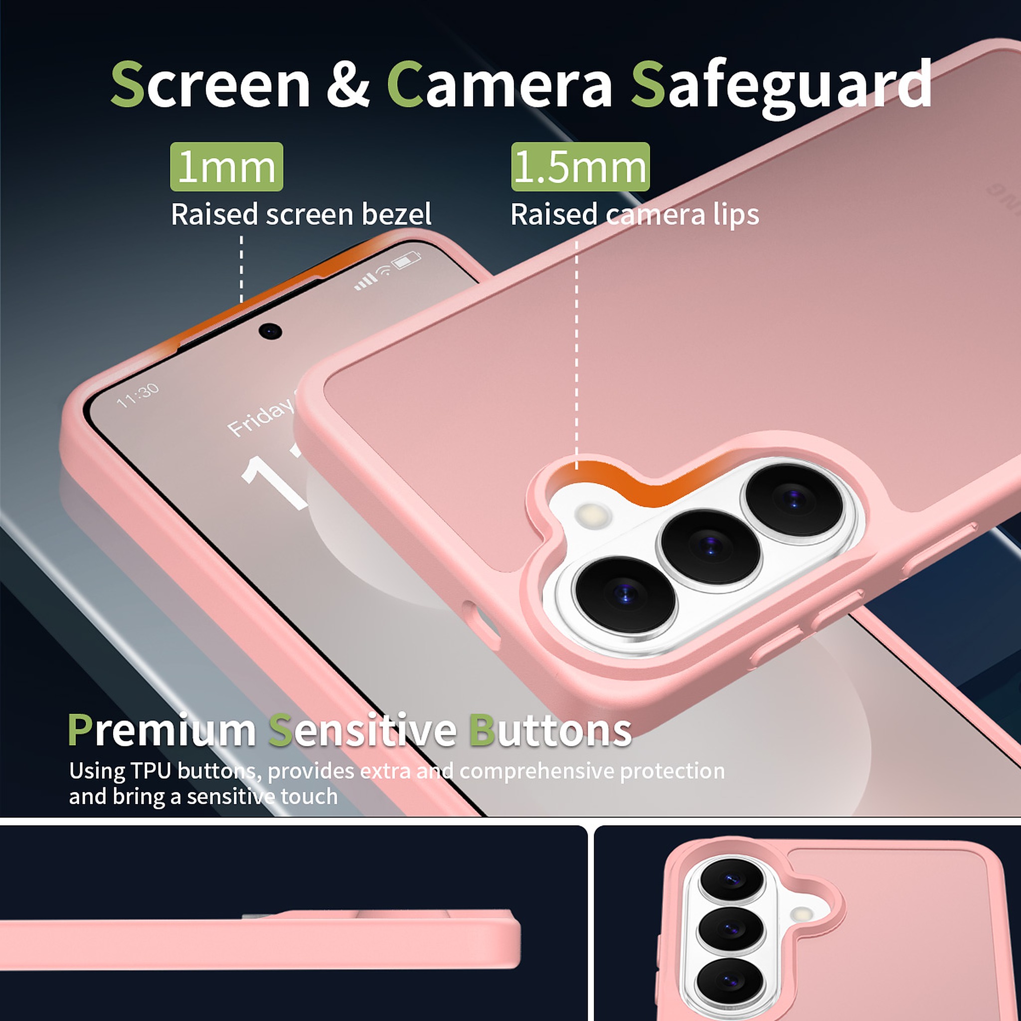 SendaFit Matte Skin-Feel Two-in-One Case for Galaxy S26 detail 26