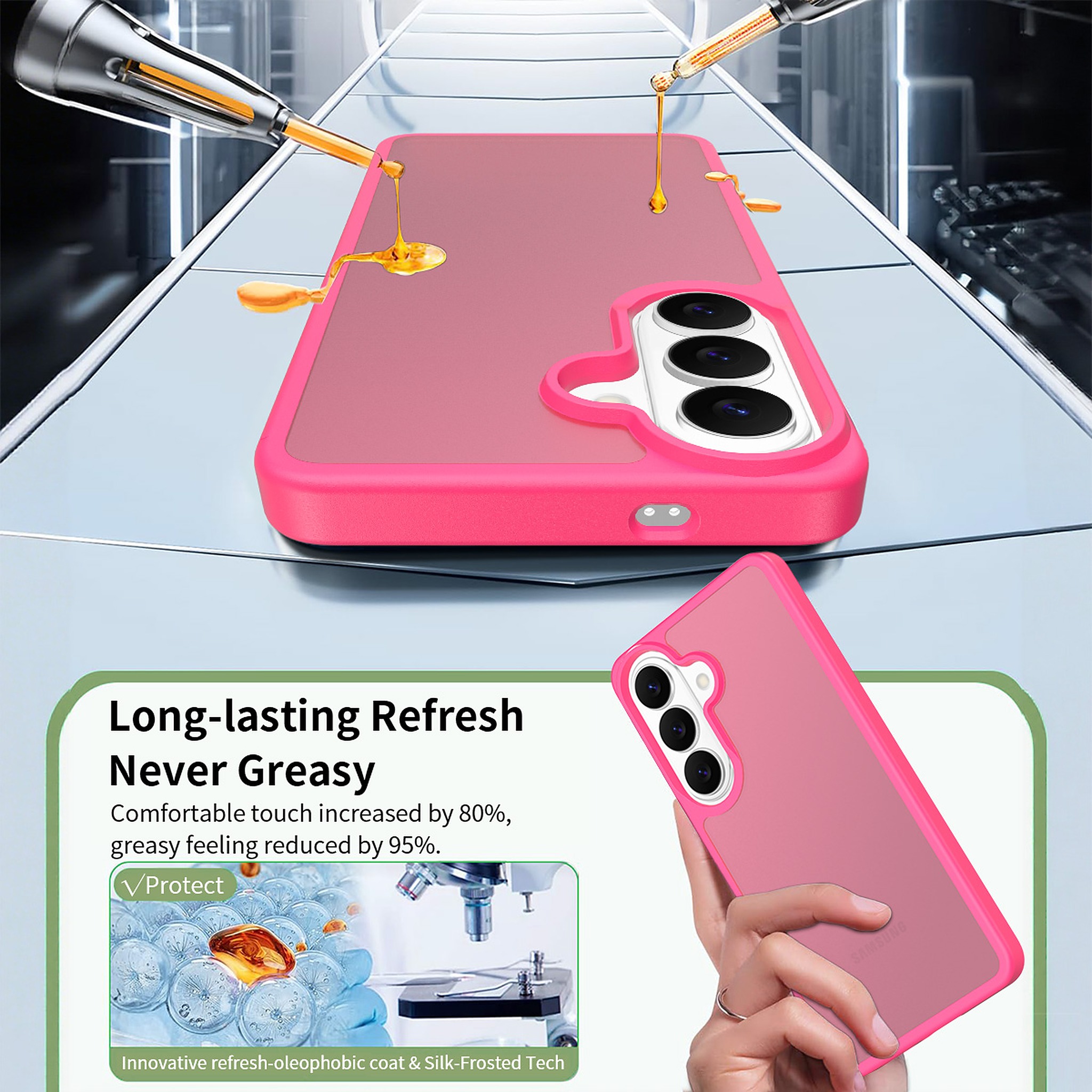 SendaFit Matte Skin-Feel Two-in-One Case for Galaxy S26 detail 30