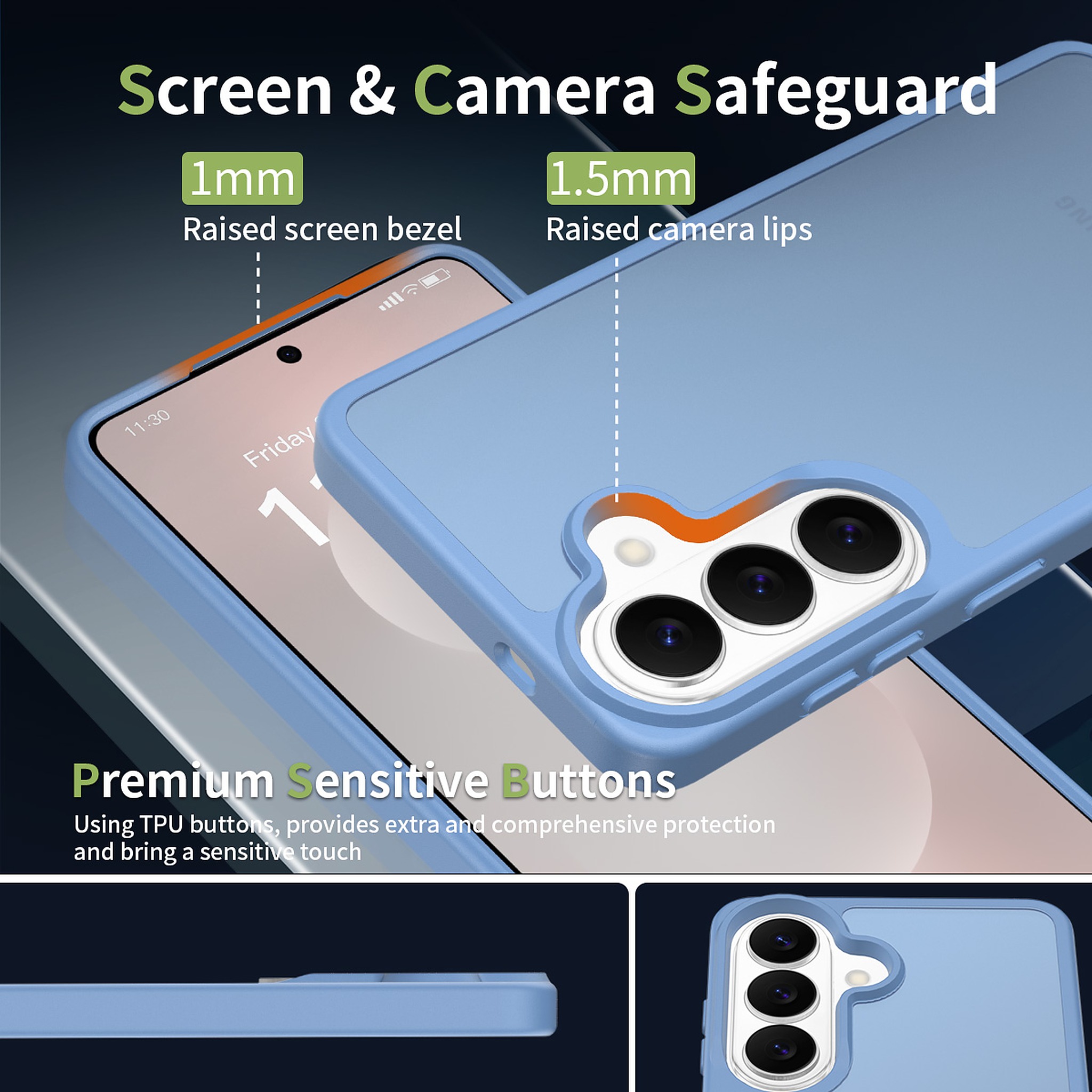 SendaFit Matte Skin-Feel Two-in-One Case for Galaxy S26 detail 32