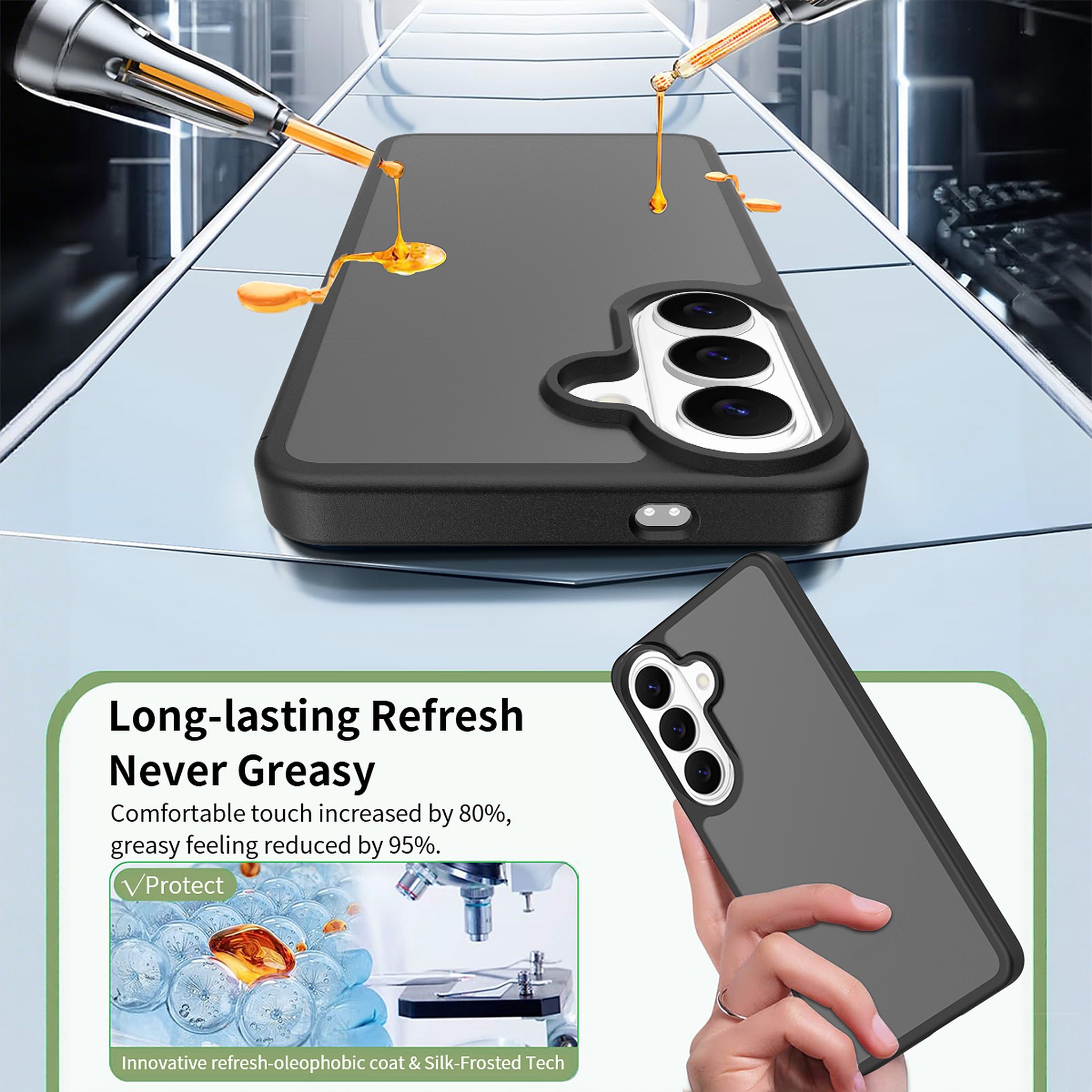 SendaFit Matte Skin-Feel Two-in-One Case for Galaxy S26 detail 33