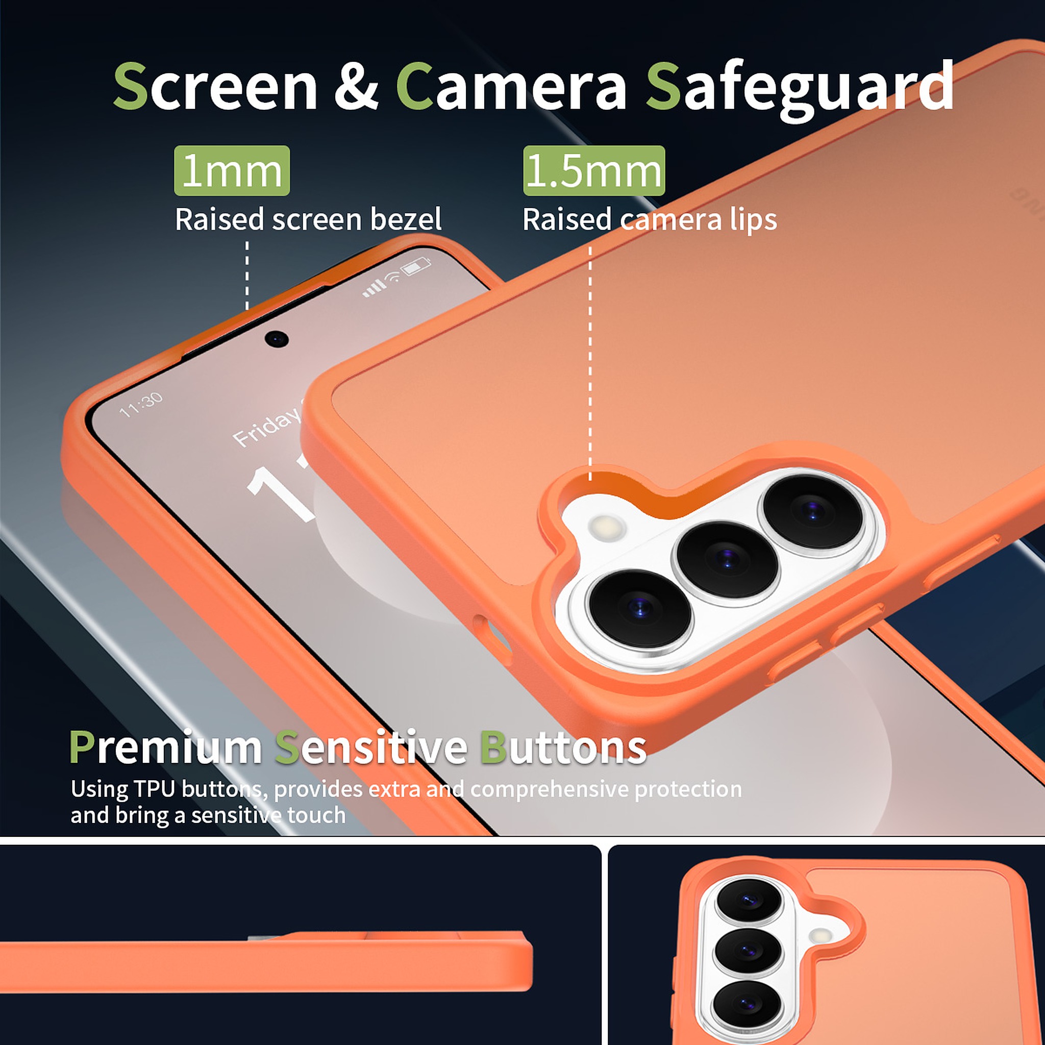 SendaFit Matte Skin-Feel Two-in-One Case for Galaxy S26 detail 36