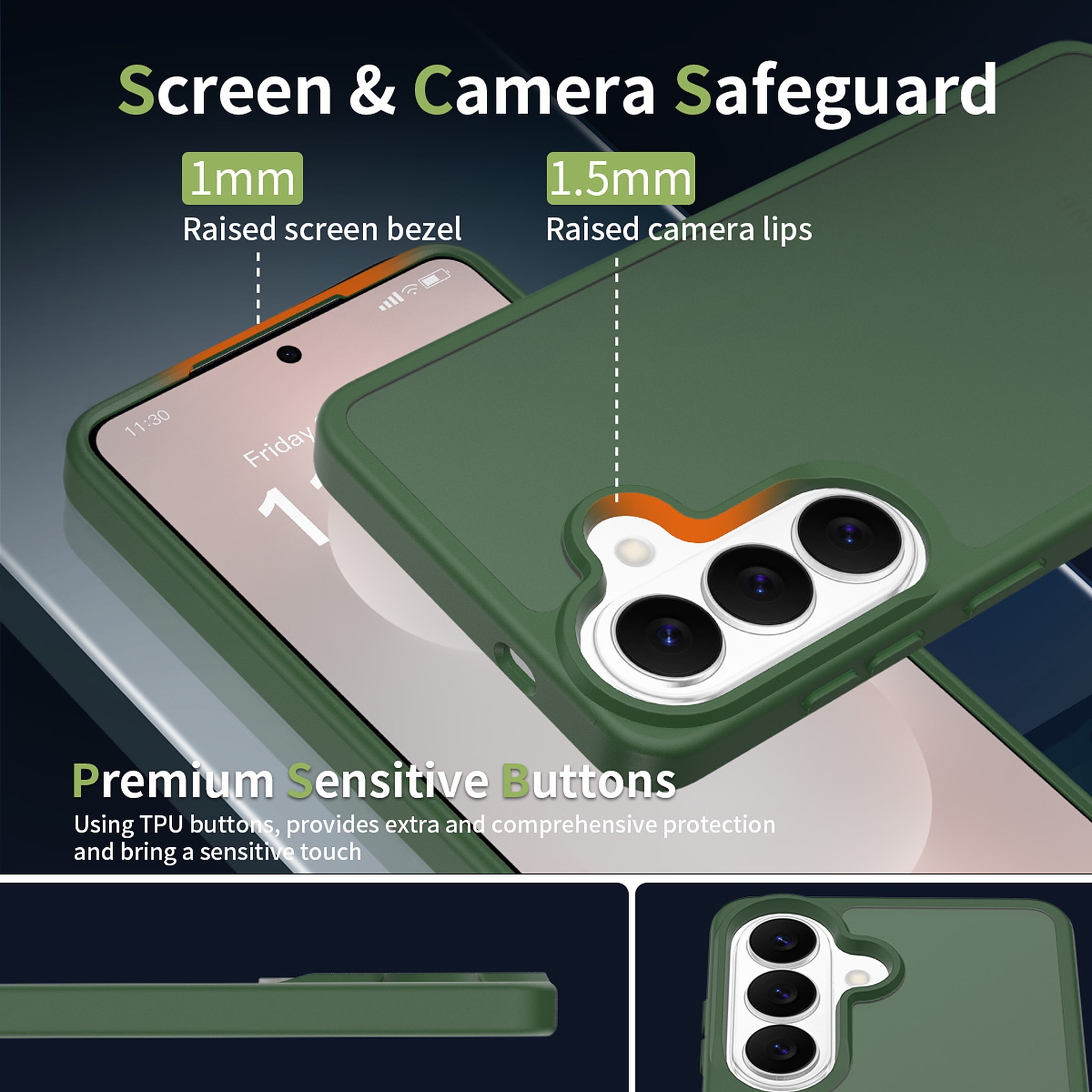 SendaFit Matte Skin-Feel Two-in-One Case for Galaxy S26 detail 6