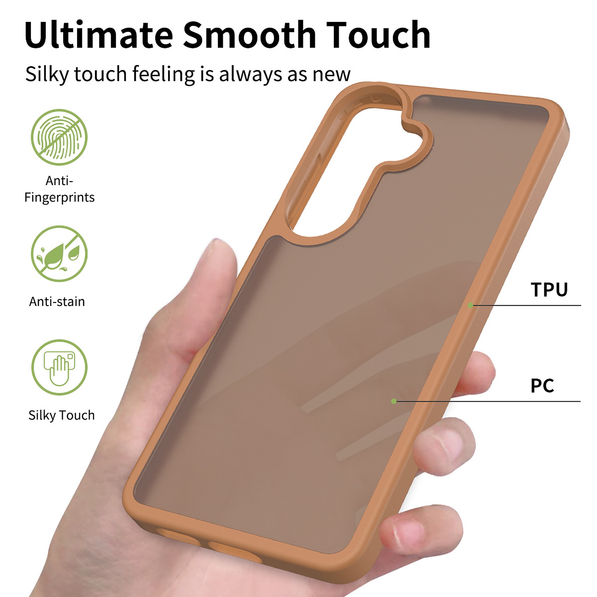 SendaFit Matte Skin-Feel Two-in-One Case for Galaxy S26 detail 8