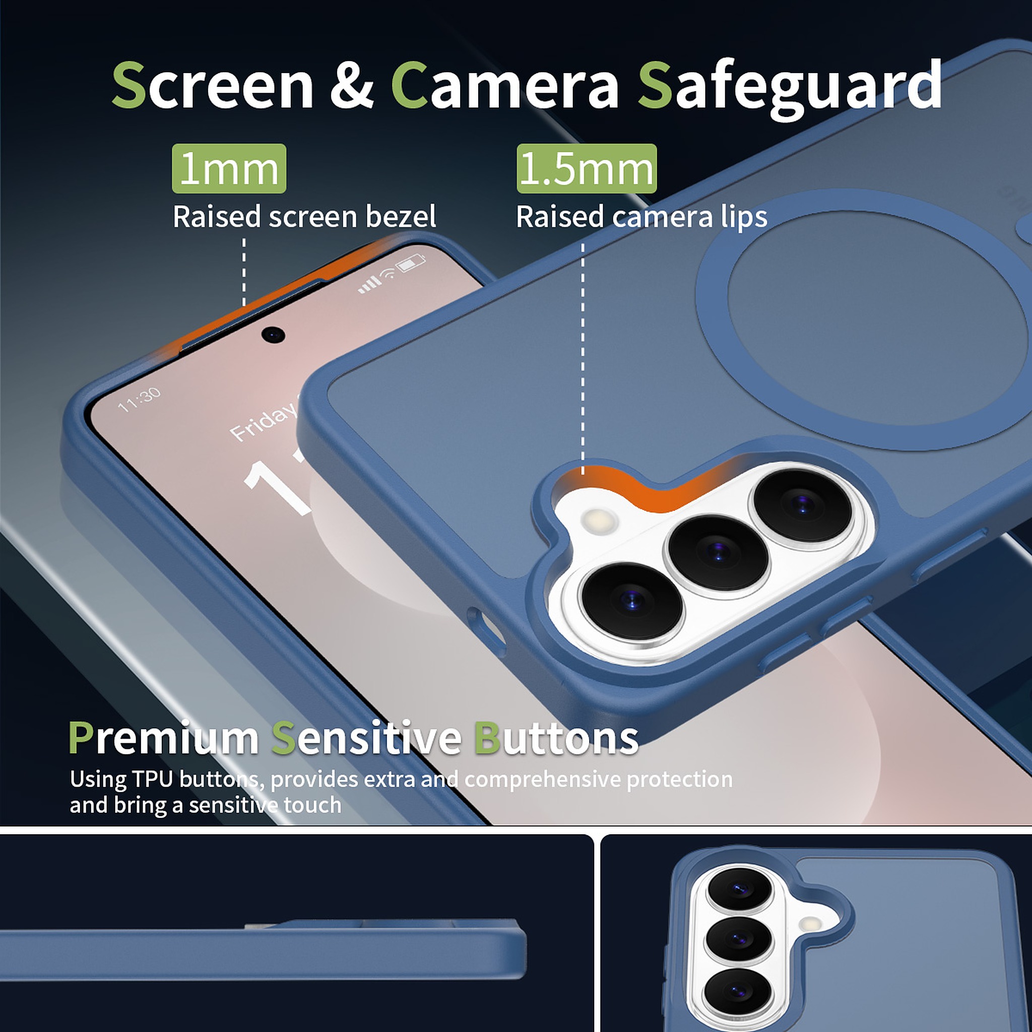 SendaFit Matte Skin-Feel Two-in-One MagSafe Case for Galaxy S26 detail 1