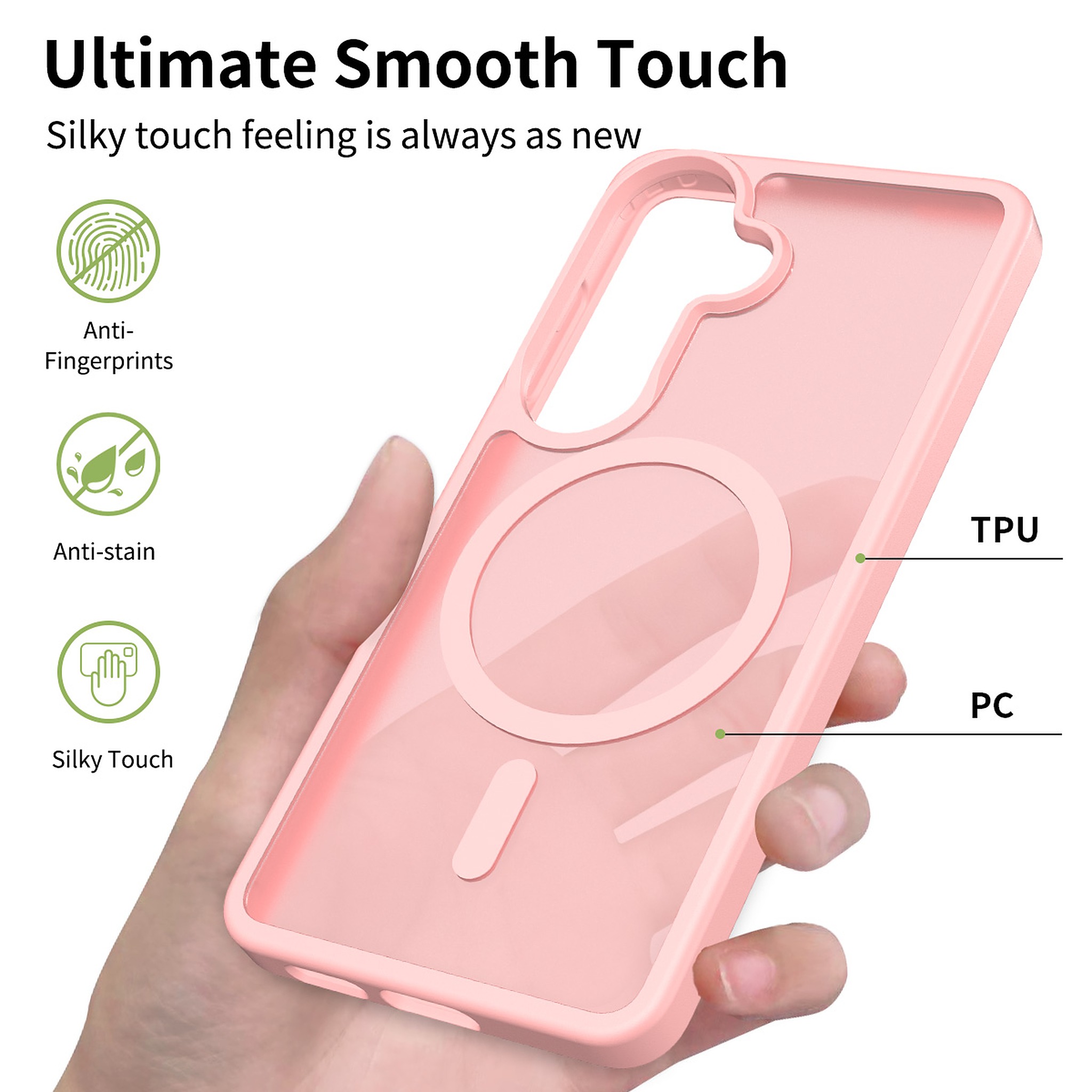 SendaFit Matte Skin-Feel Two-in-One MagSafe Case for Galaxy S26 detail 12