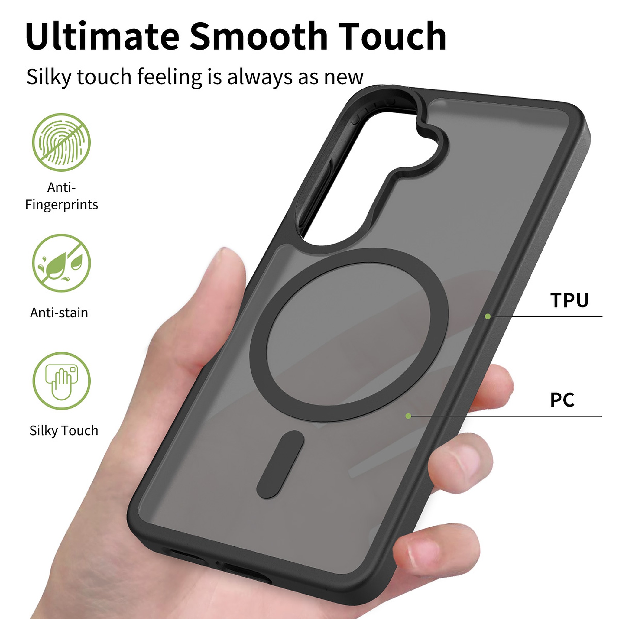 SendaFit Matte Skin-Feel Two-in-One MagSafe Case for Galaxy S26 detail 14