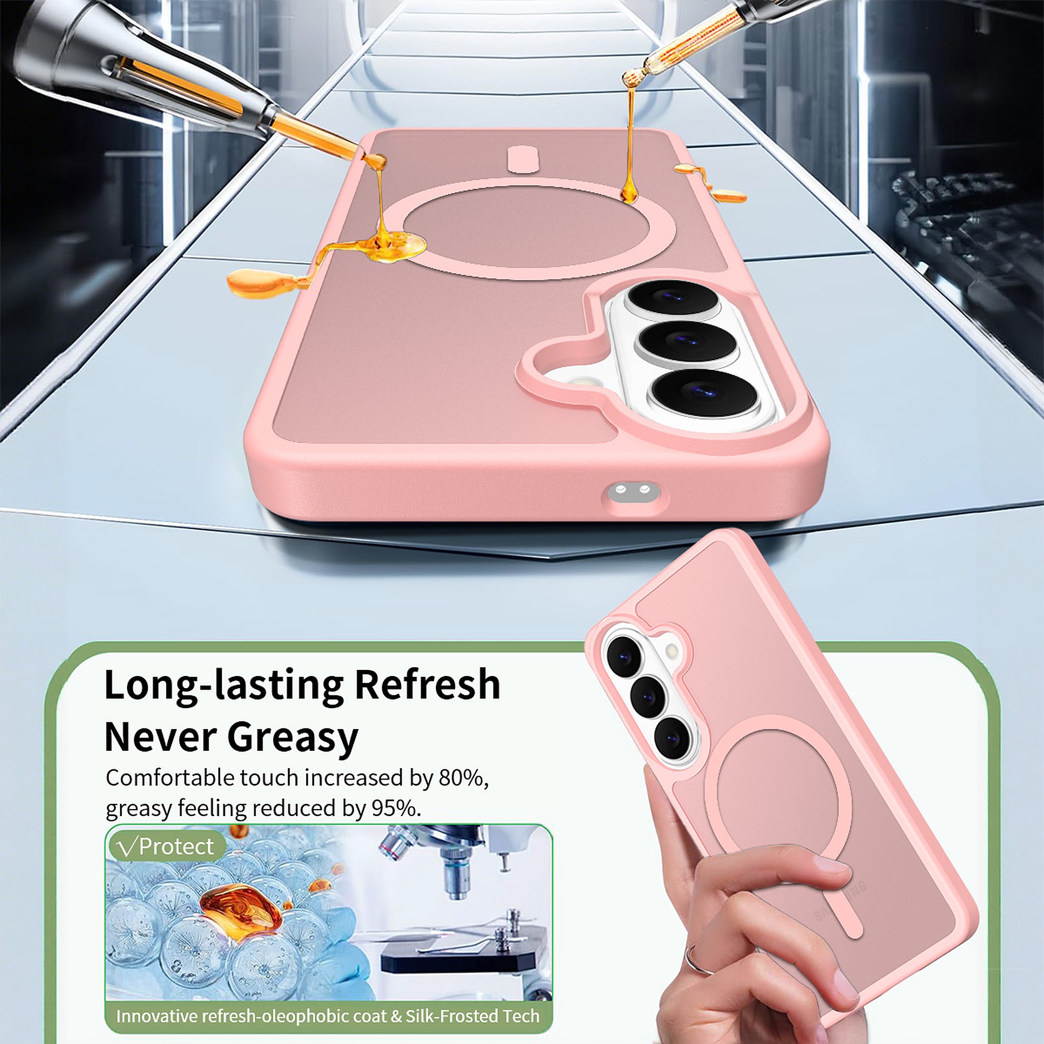 SendaFit Matte Skin-Feel Two-in-One MagSafe Case for Galaxy S26 detail 15