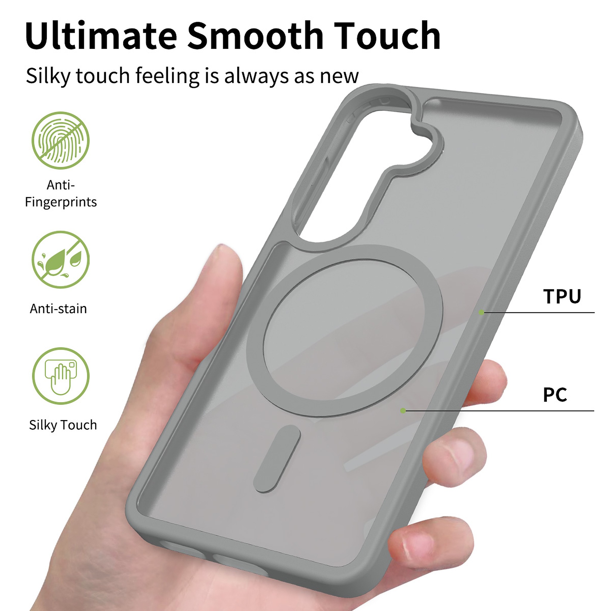 SendaFit Matte Skin-Feel Two-in-One MagSafe Case for Galaxy S26 detail 17