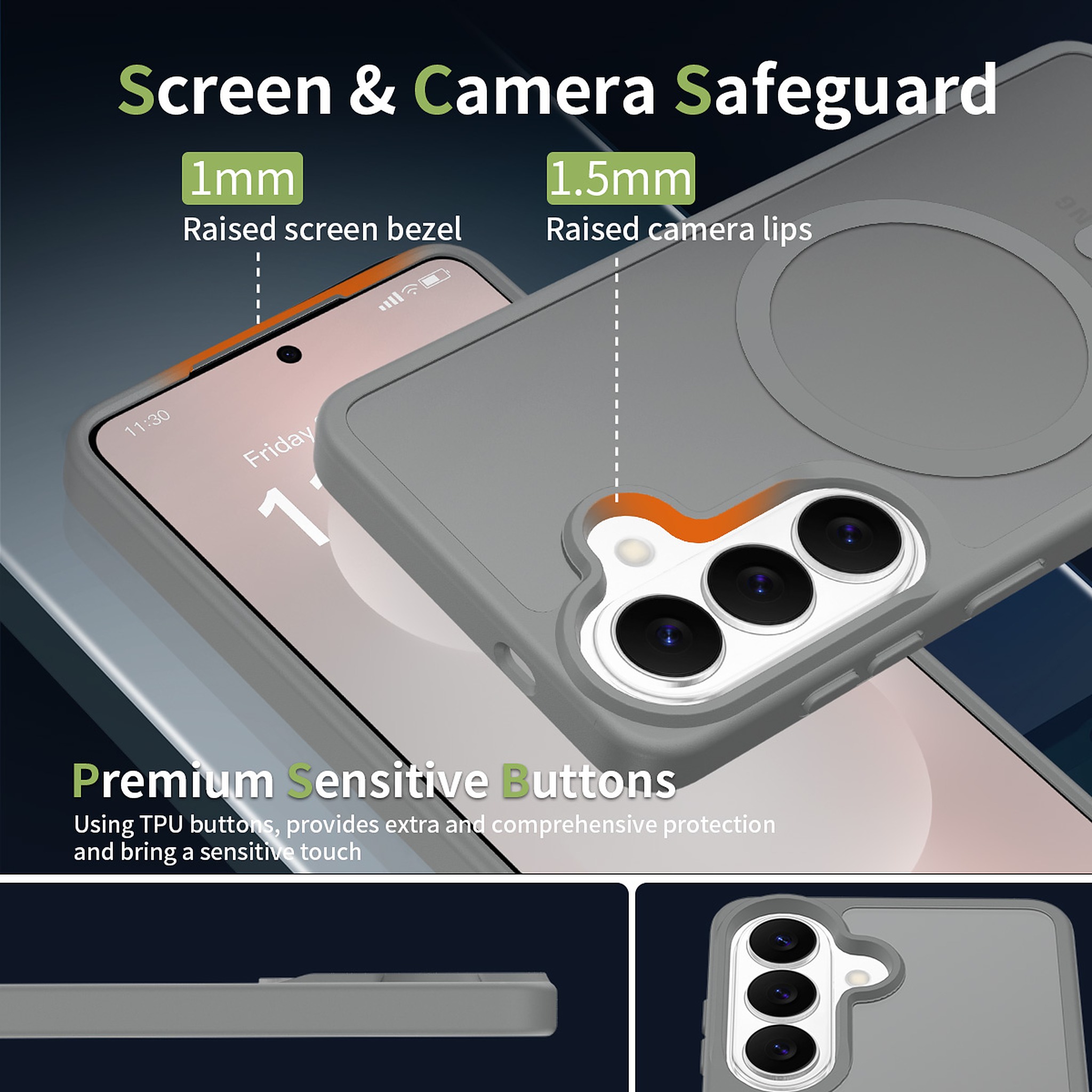 SendaFit Matte Skin-Feel Two-in-One MagSafe Case for Galaxy S26 detail 18