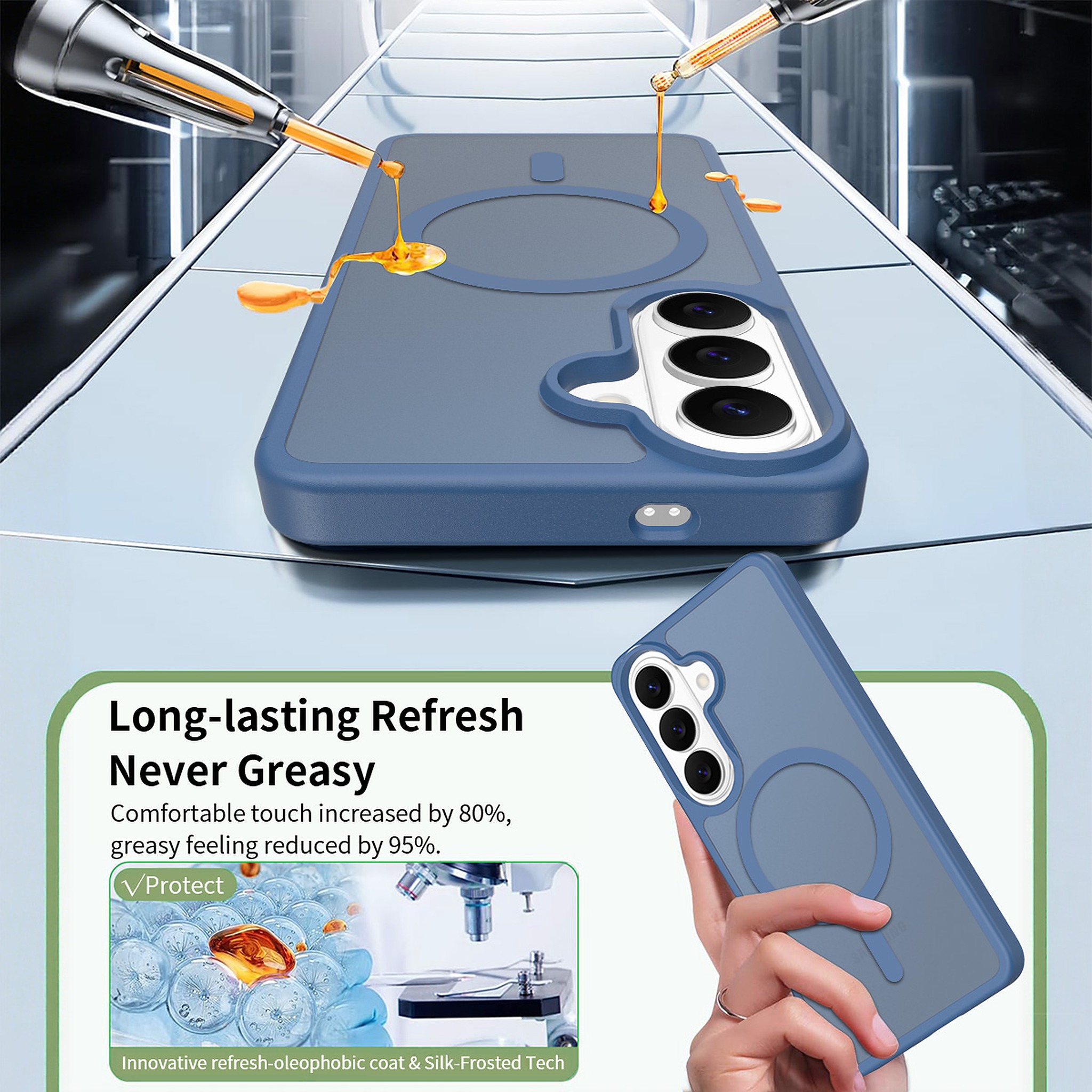 SendaFit Matte Skin-Feel Two-in-One MagSafe Case for Galaxy S26 detail 2