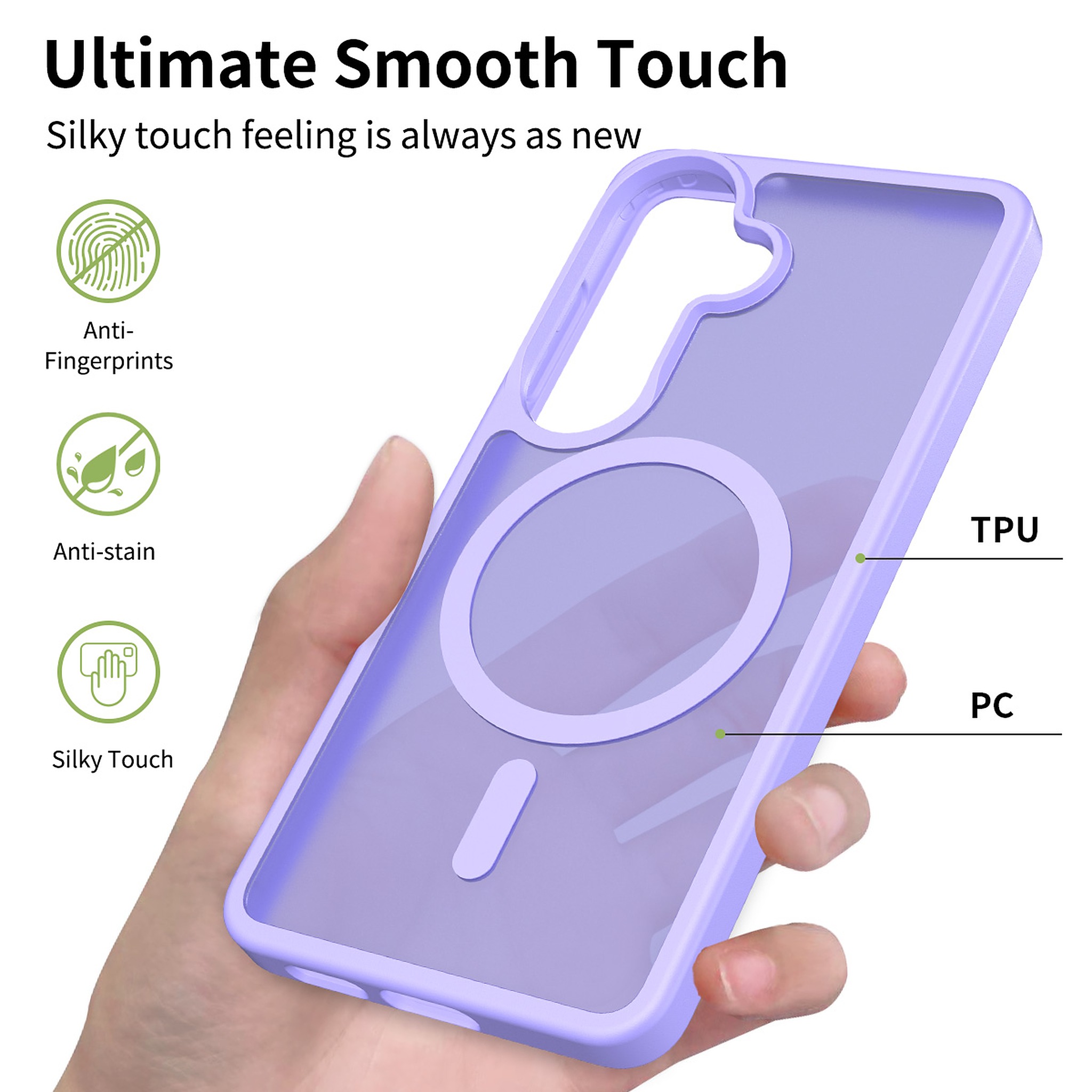 SendaFit Matte Skin-Feel Two-in-One MagSafe Case for Galaxy S26 detail 21