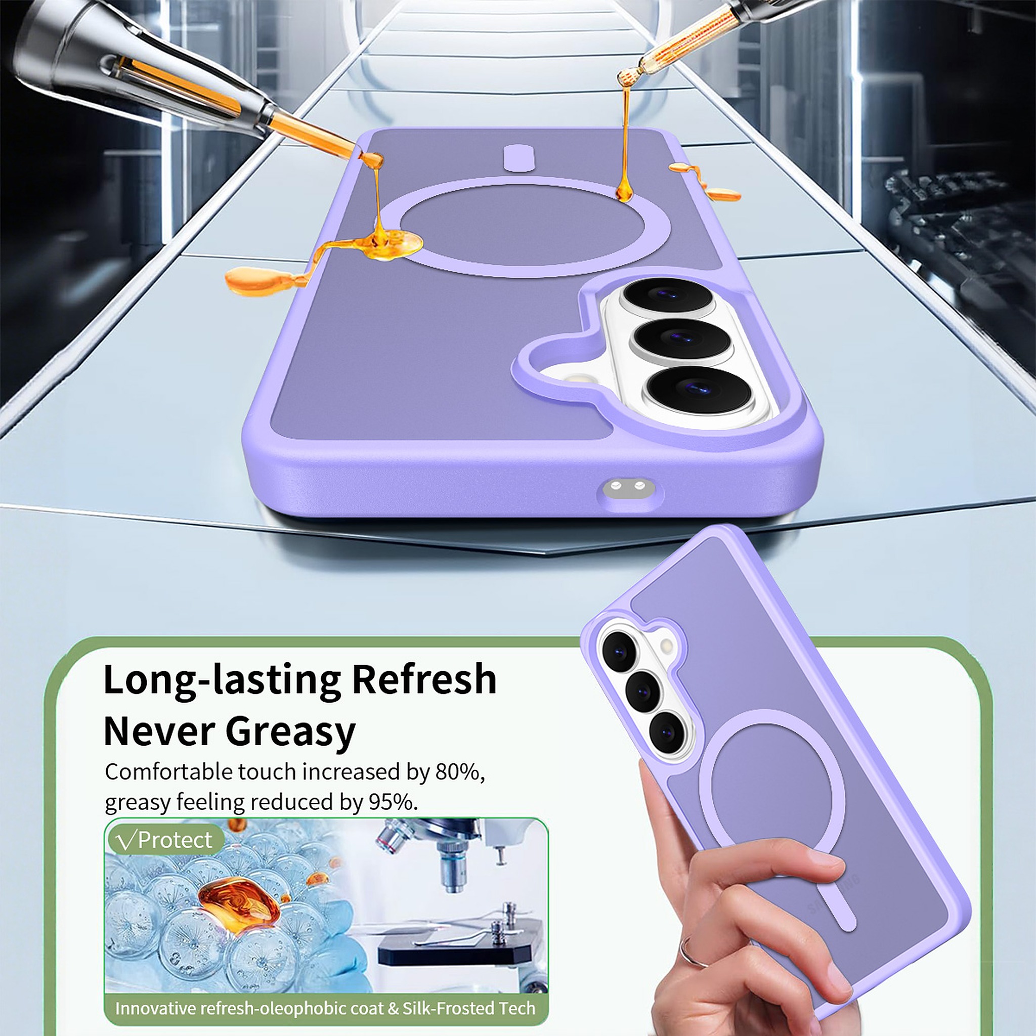 SendaFit Matte Skin-Feel Two-in-One MagSafe Case for Galaxy S26 detail 24