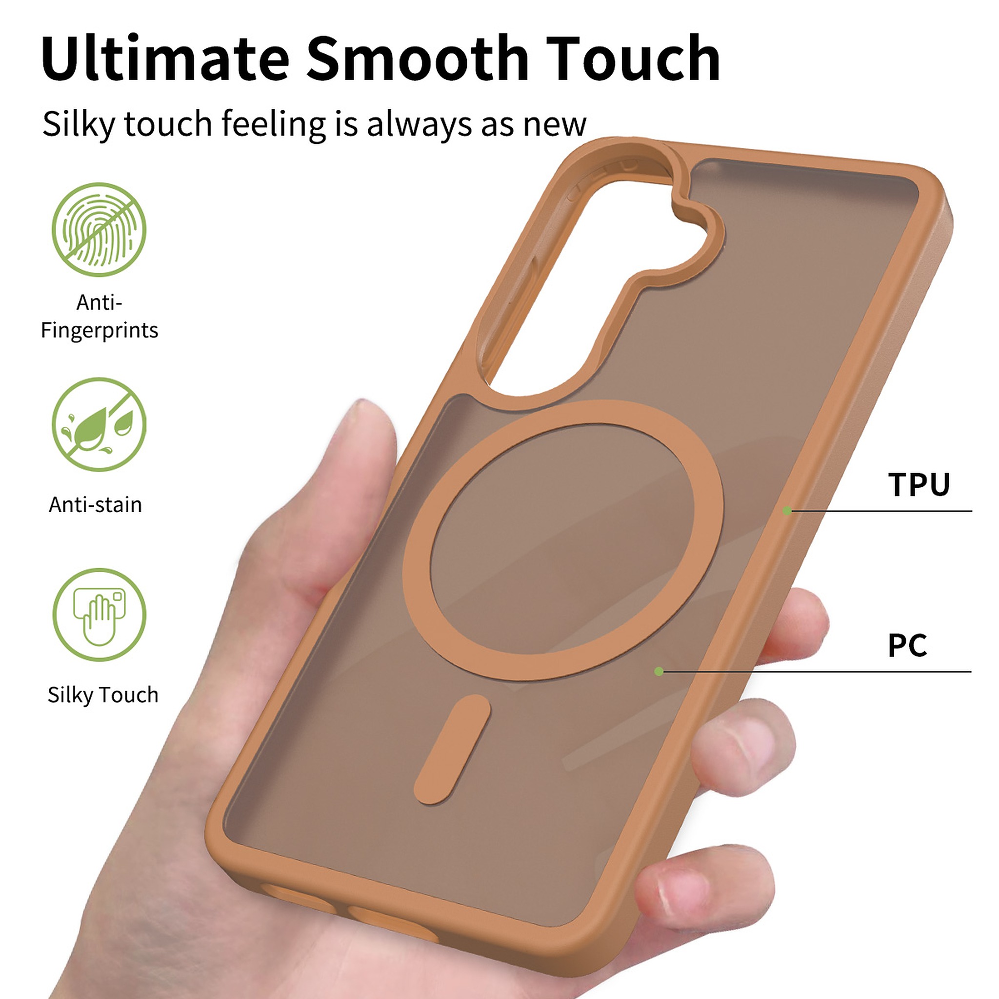 SendaFit Matte Skin-Feel Two-in-One MagSafe Case for Galaxy S26 detail 30
