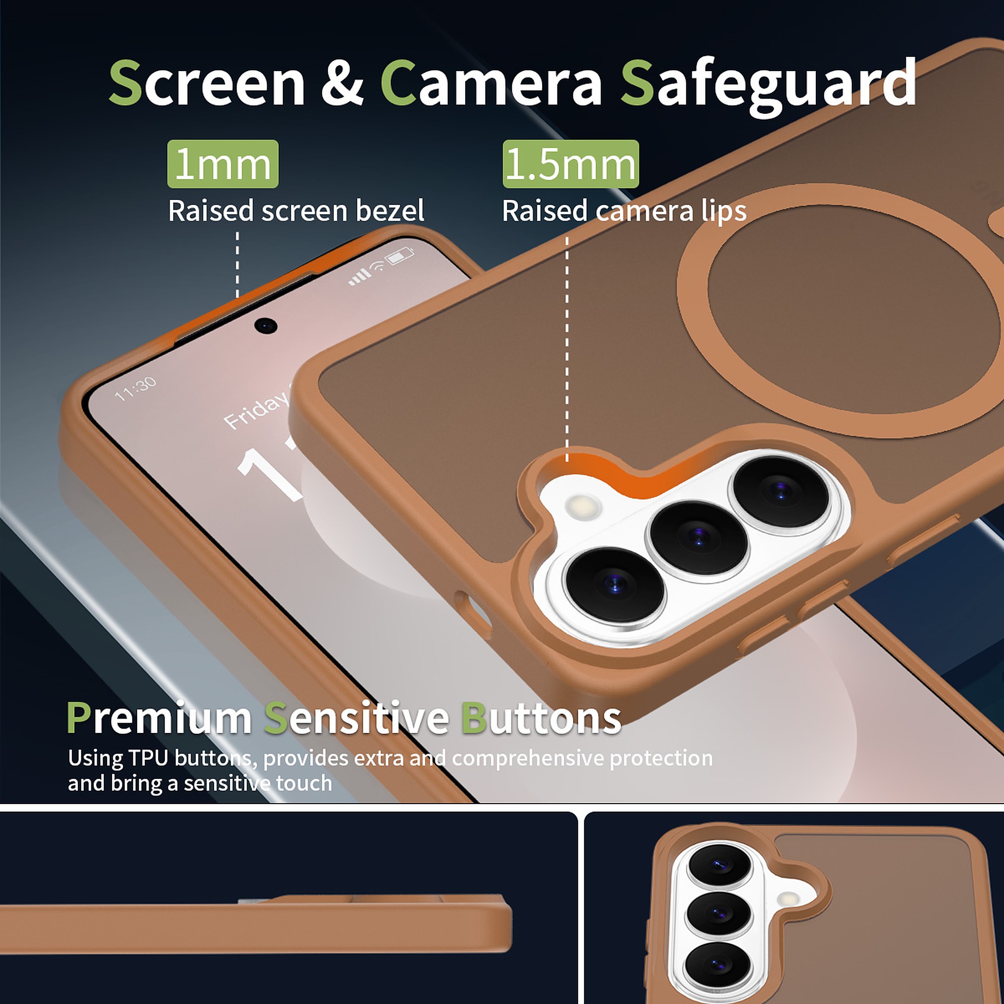 SendaFit Matte Skin-Feel Two-in-One MagSafe Case for Galaxy S26 detail 31