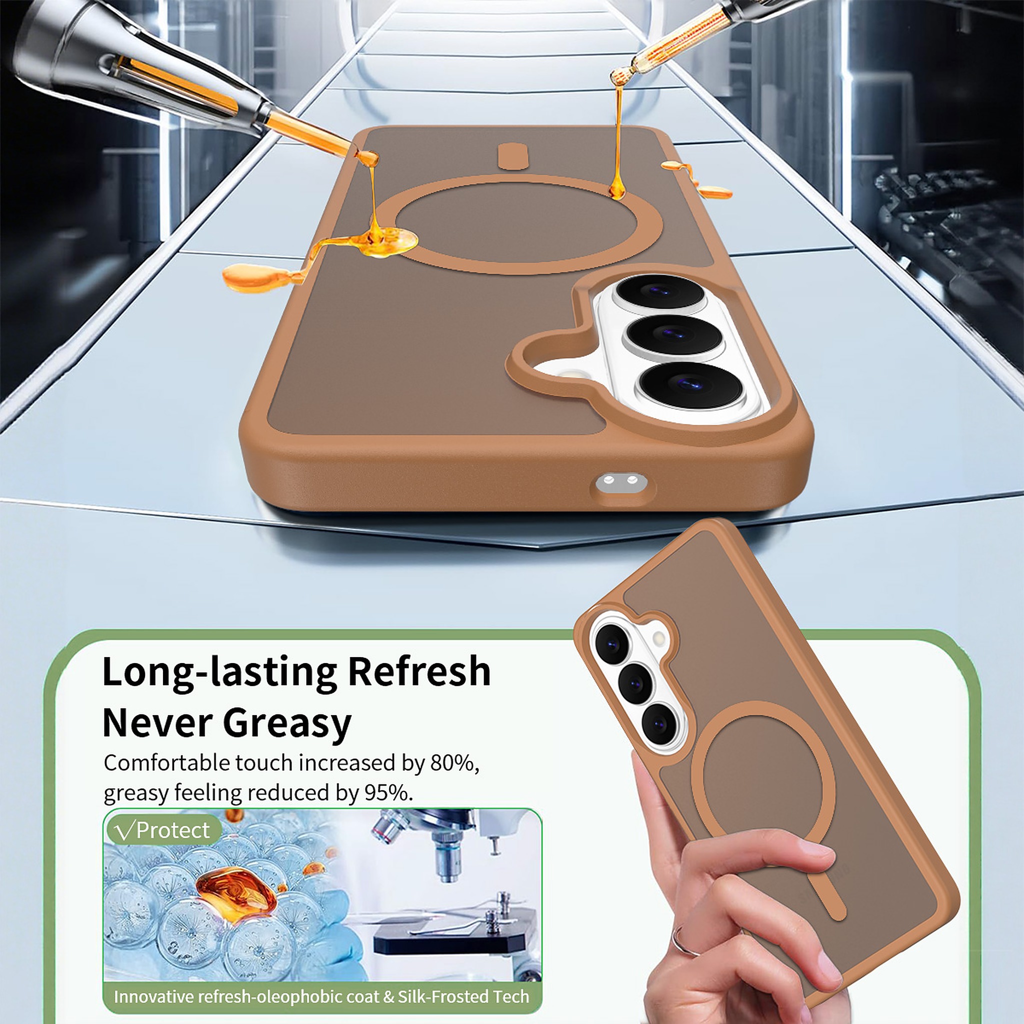 SendaFit Matte Skin-Feel Two-in-One MagSafe Case for Galaxy S26 detail 32
