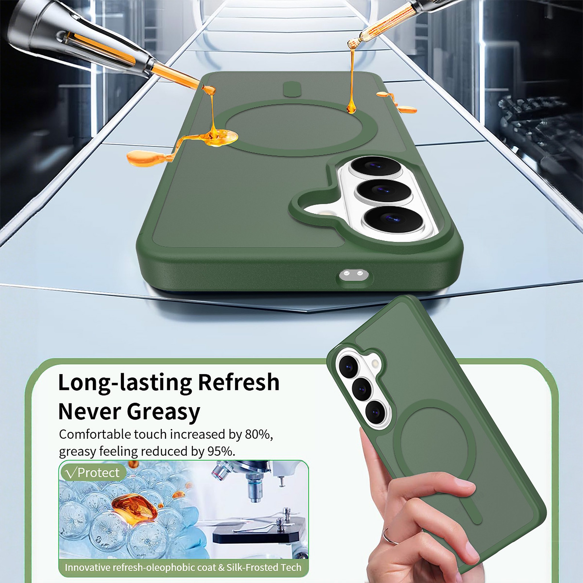 SendaFit Matte Skin-Feel Two-in-One MagSafe Case for Galaxy S26 detail 37
