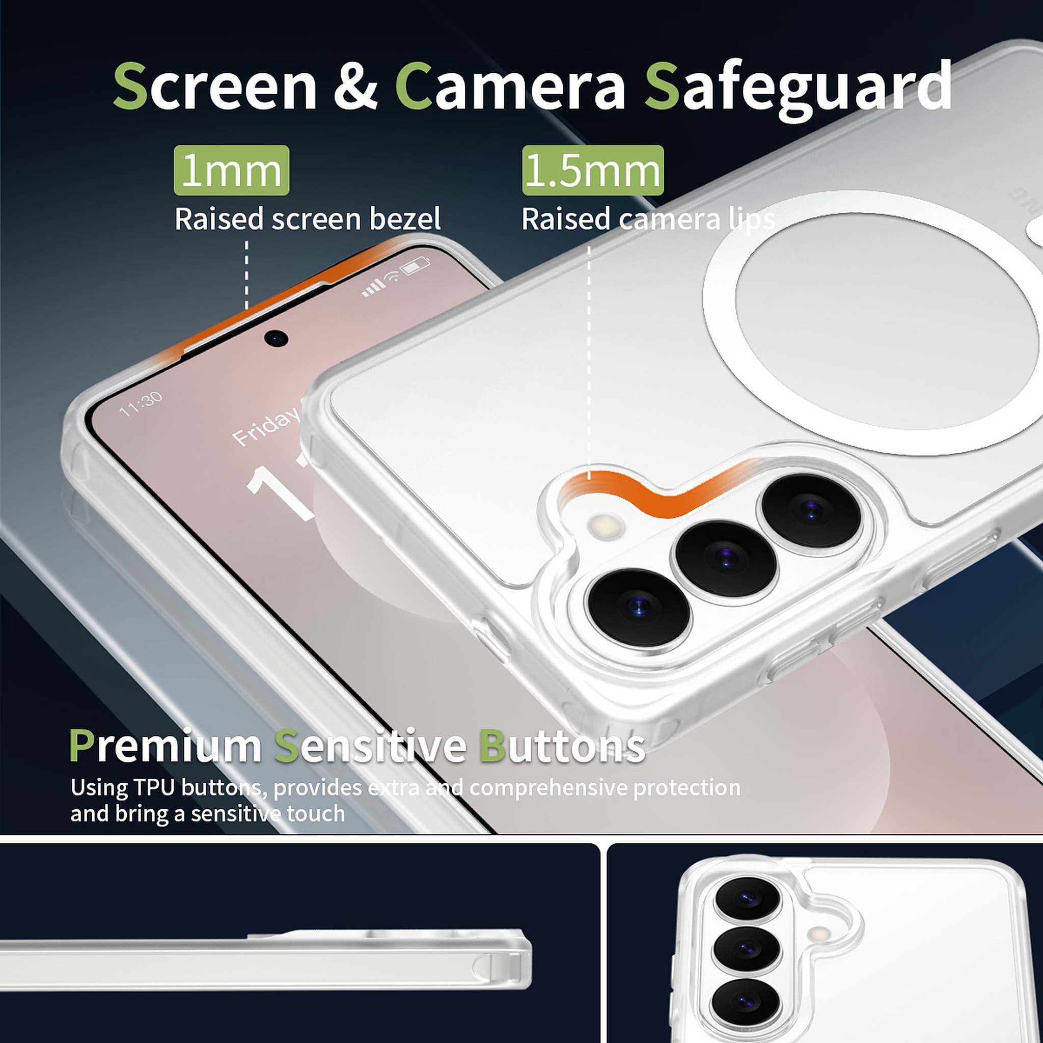 SendaFit Matte Skin-Feel Two-in-One MagSafe Case for Galaxy S26 detail 40
