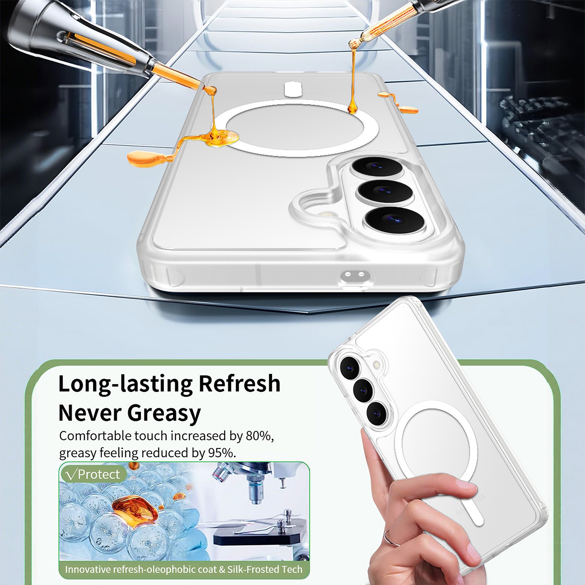SendaFit Matte Skin-Feel Two-in-One MagSafe Case for Galaxy S26 detail 41