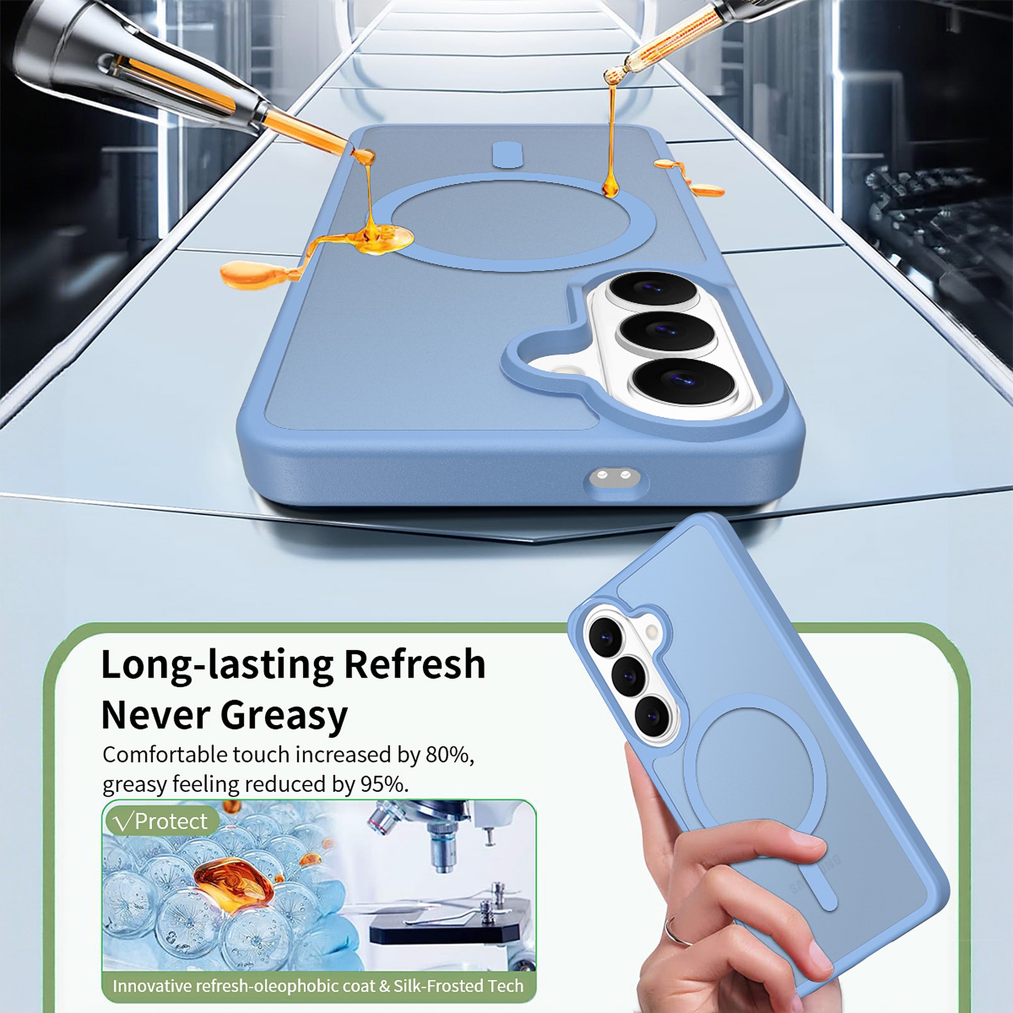 SendaFit Matte Skin-Feel Two-in-One MagSafe Case for Galaxy S26 detail 6