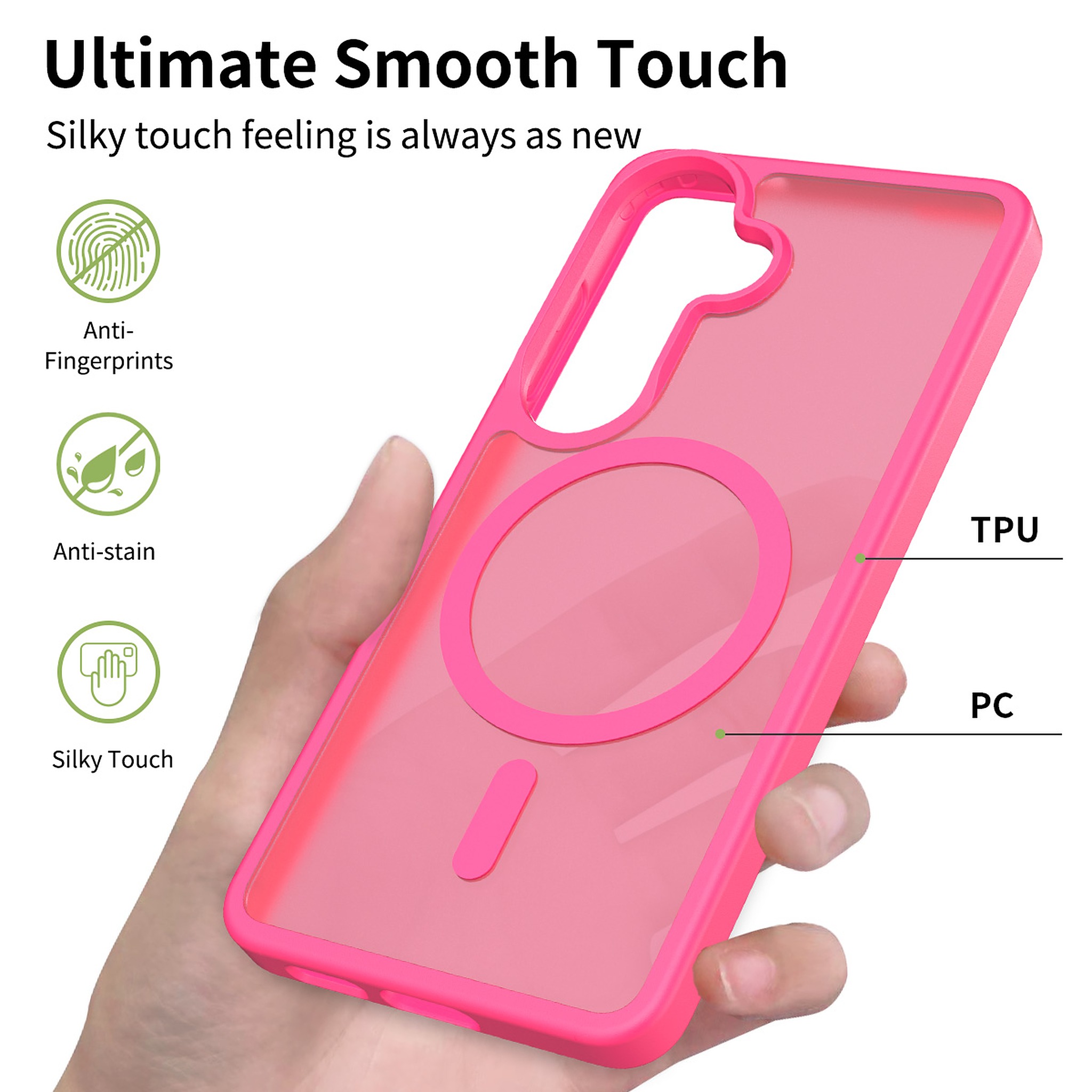 SendaFit Matte Skin-Feel Two-in-One MagSafe Case for Galaxy S26 detail 8