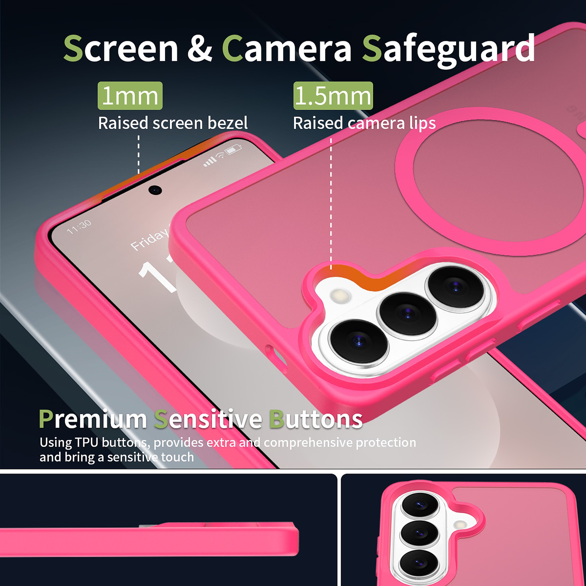 SendaFit Matte Skin-Feel Two-in-One MagSafe Case for Galaxy S26 detail 9