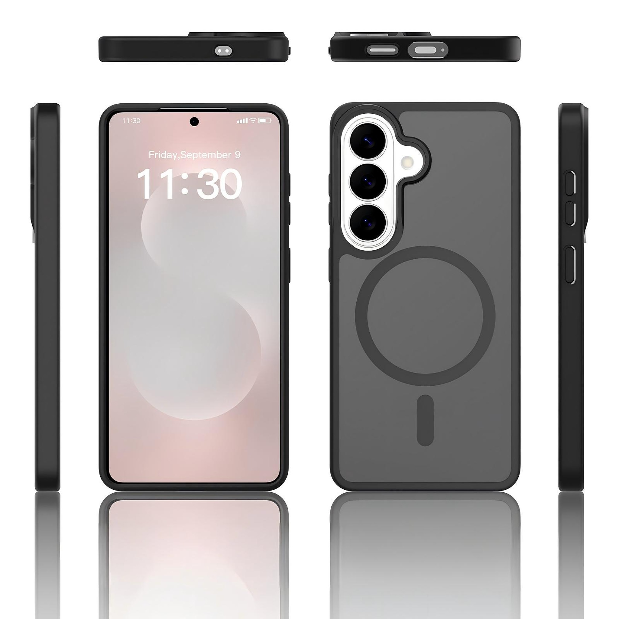 SendaFit Matte Skin-Feel Two-in-One MagSafe Case for Galaxy S26