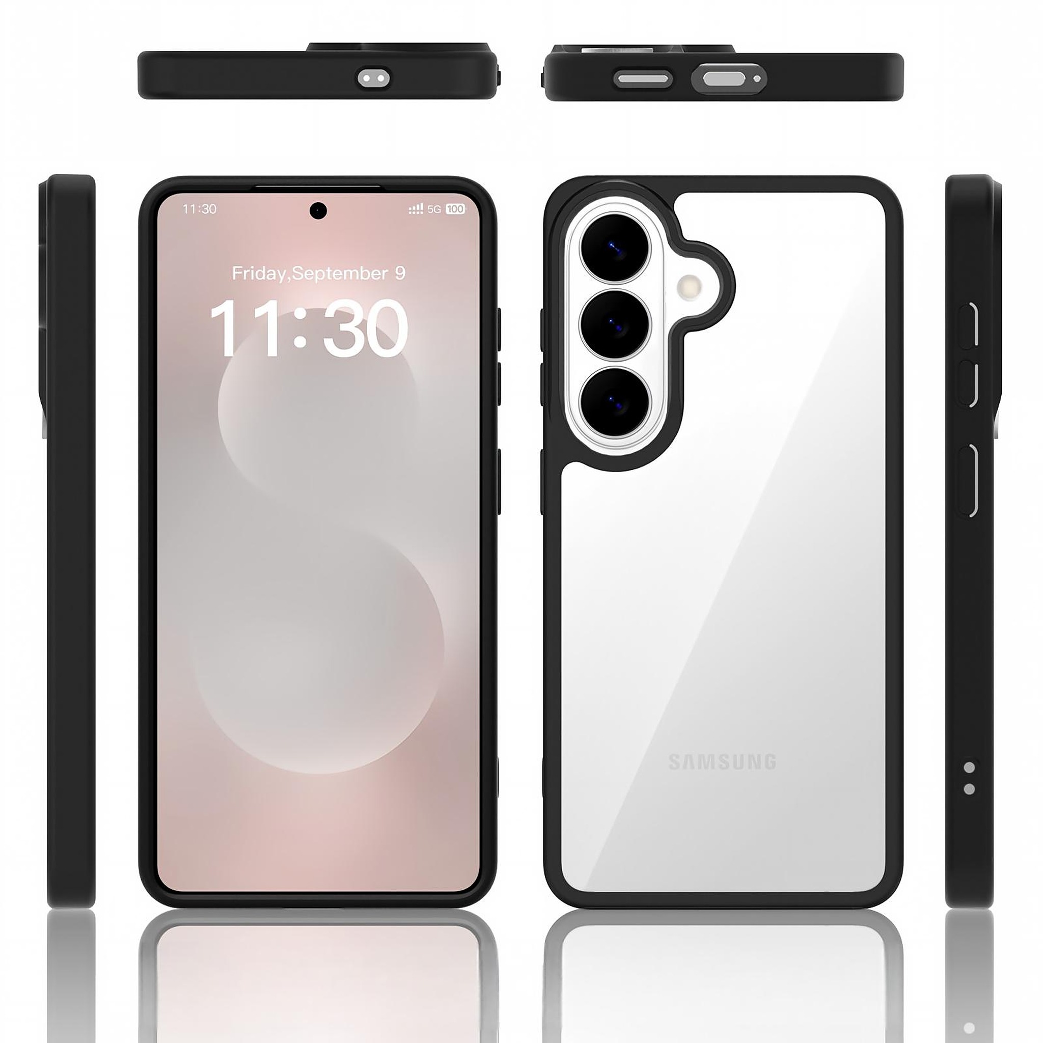 SendaFit Clear Two-in-One Case for Galaxy S26