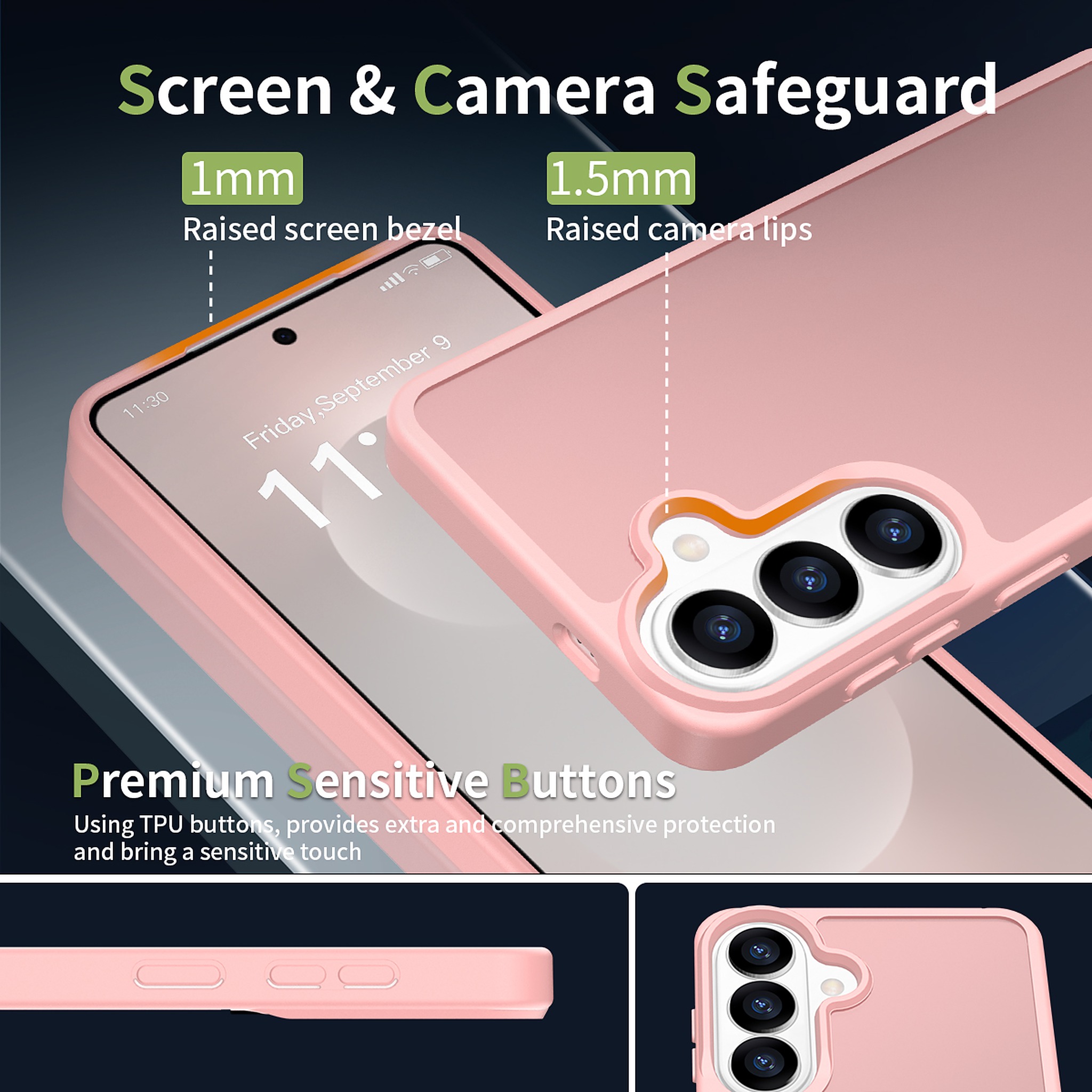SendaFit Matte Skin-Feel Two-in-One Case for Galaxy S26+ detail 10