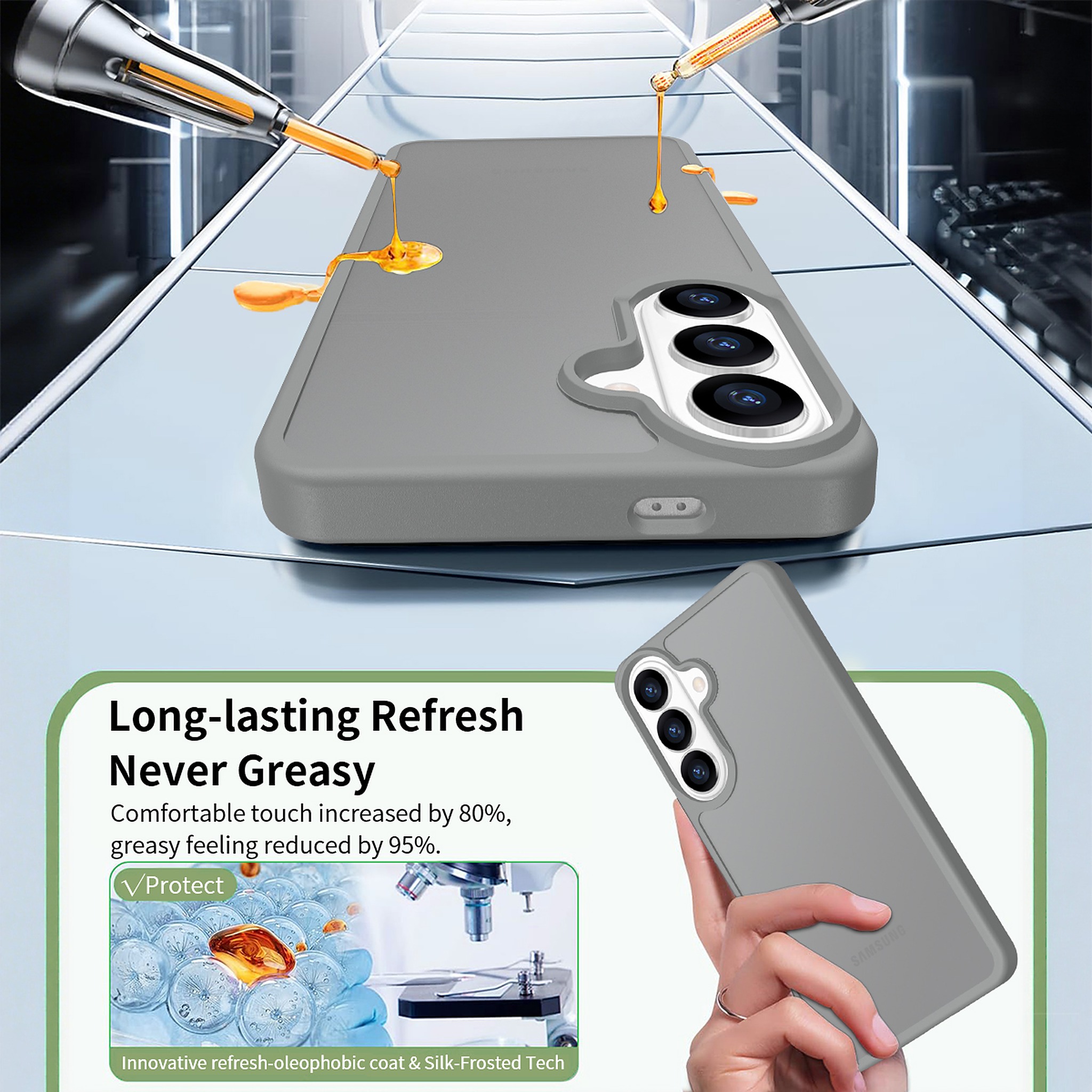 SendaFit Matte Skin-Feel Two-in-One Case for Galaxy S26+ detail 16