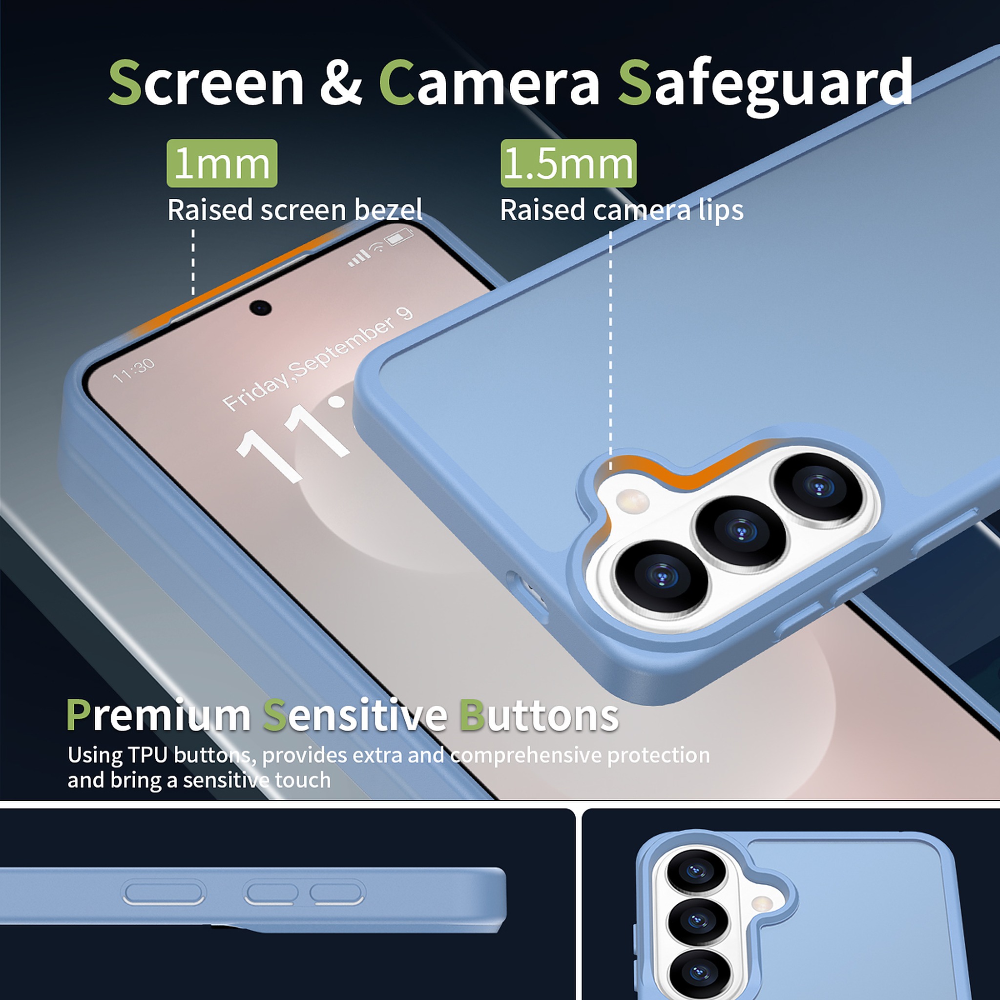 SendaFit Matte Skin-Feel Two-in-One Case for Galaxy S26+ detail 2
