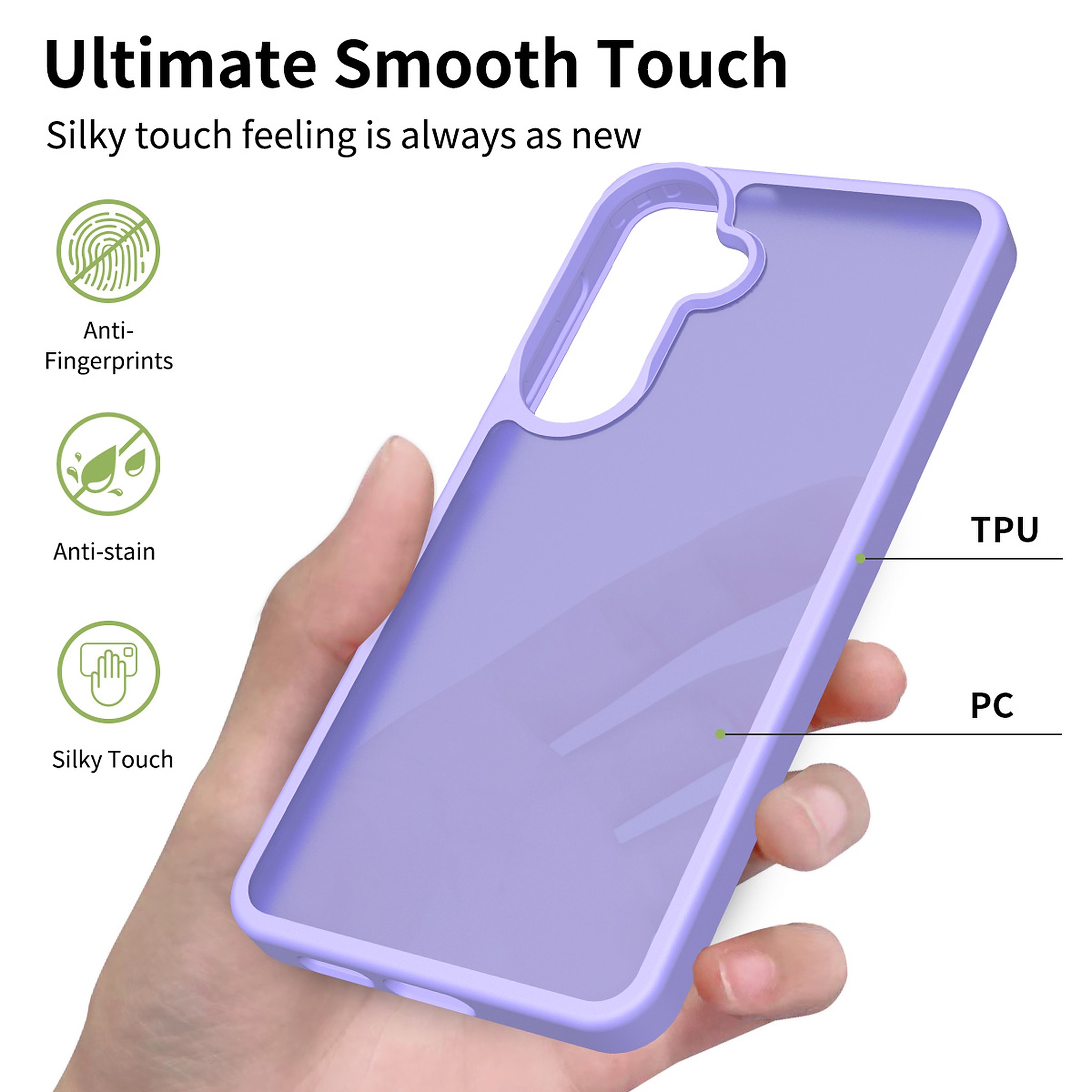 SendaFit Matte Skin-Feel Two-in-One Case for Galaxy S26+ detail 23