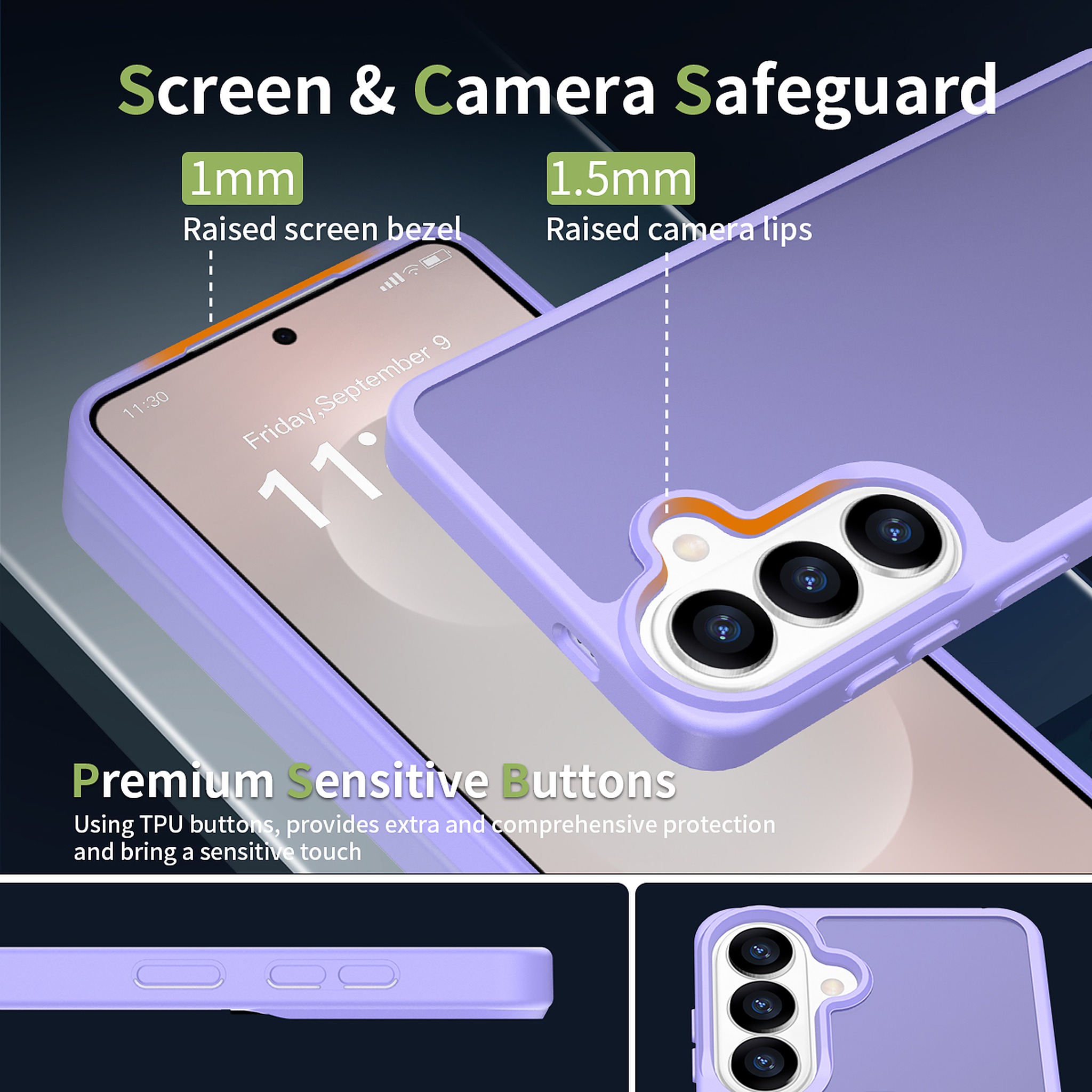 SendaFit Matte Skin-Feel Two-in-One Case for Galaxy S26+ detail 24