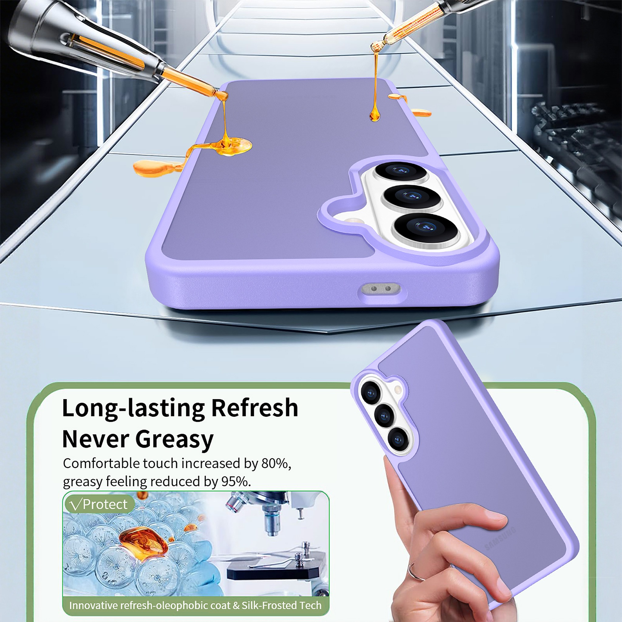SendaFit Matte Skin-Feel Two-in-One Case for Galaxy S26+ detail 25