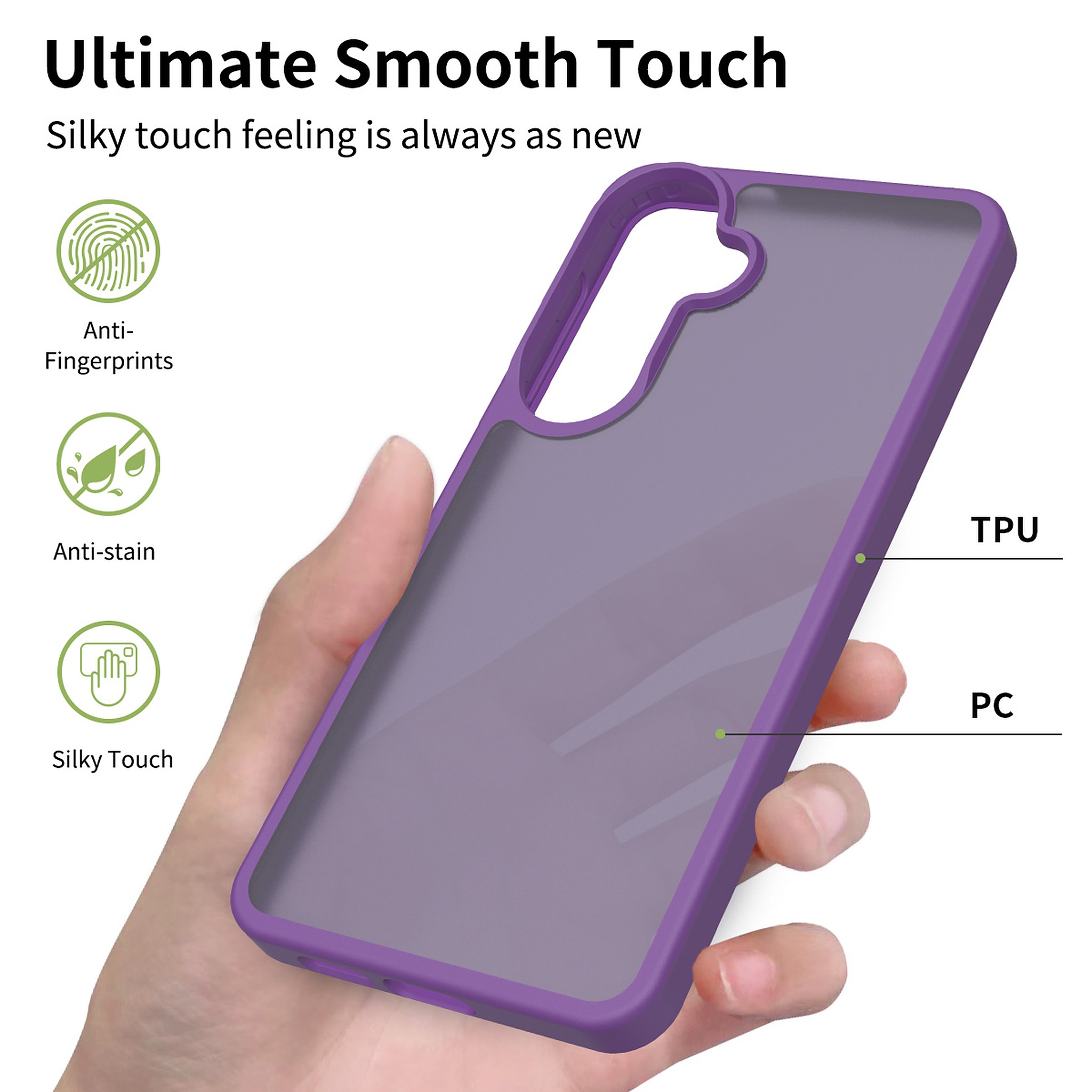 SendaFit Matte Skin-Feel Two-in-One Case for Galaxy S26+ detail 27