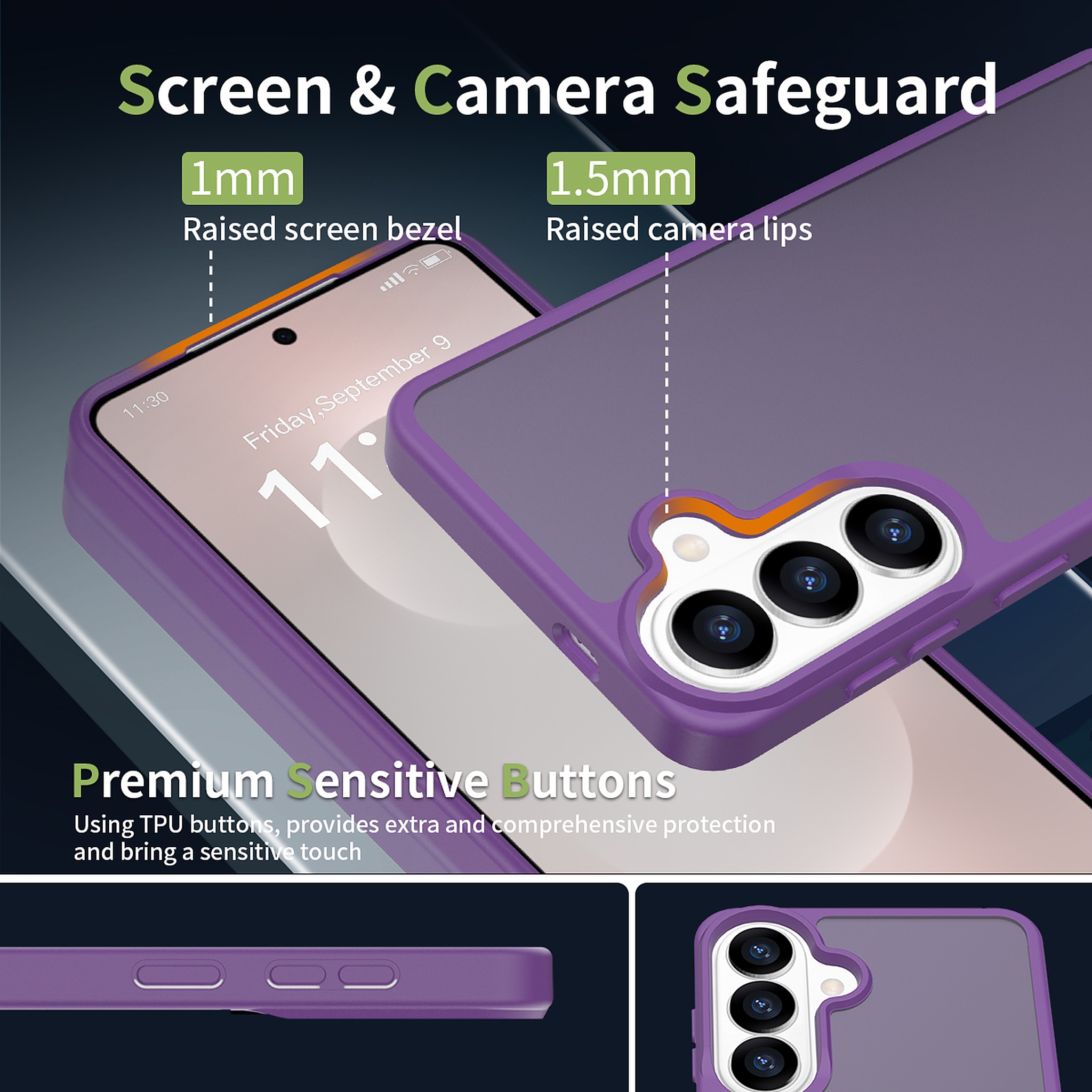 SendaFit Matte Skin-Feel Two-in-One Case for Galaxy S26+ detail 28
