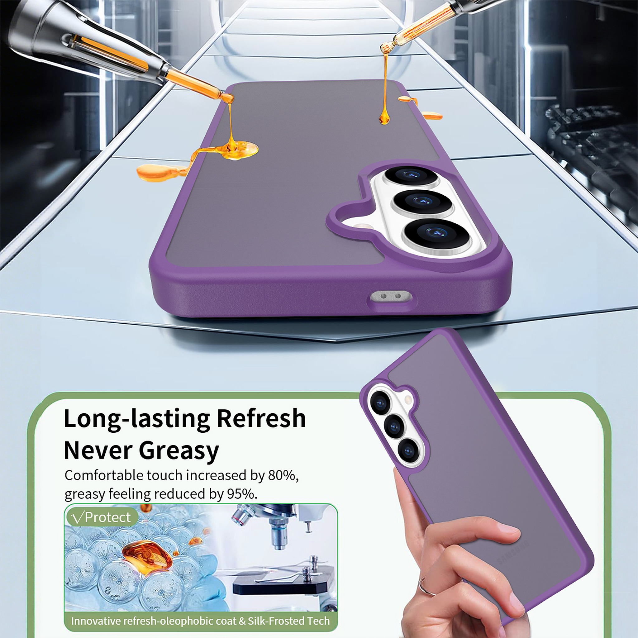 SendaFit Matte Skin-Feel Two-in-One Case for Galaxy S26+ detail 29