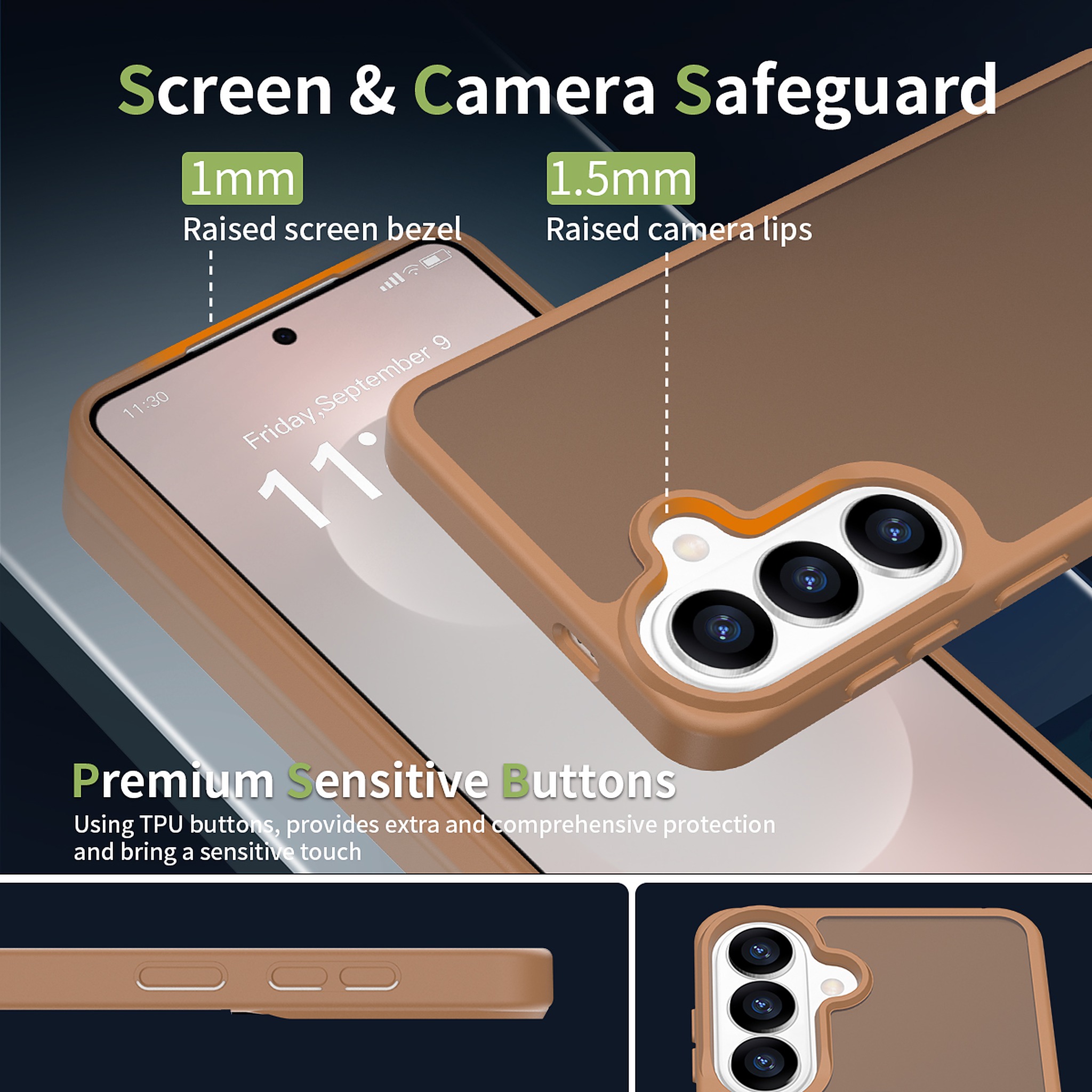 SendaFit Matte Skin-Feel Two-in-One Case for Galaxy S26+ detail 32
