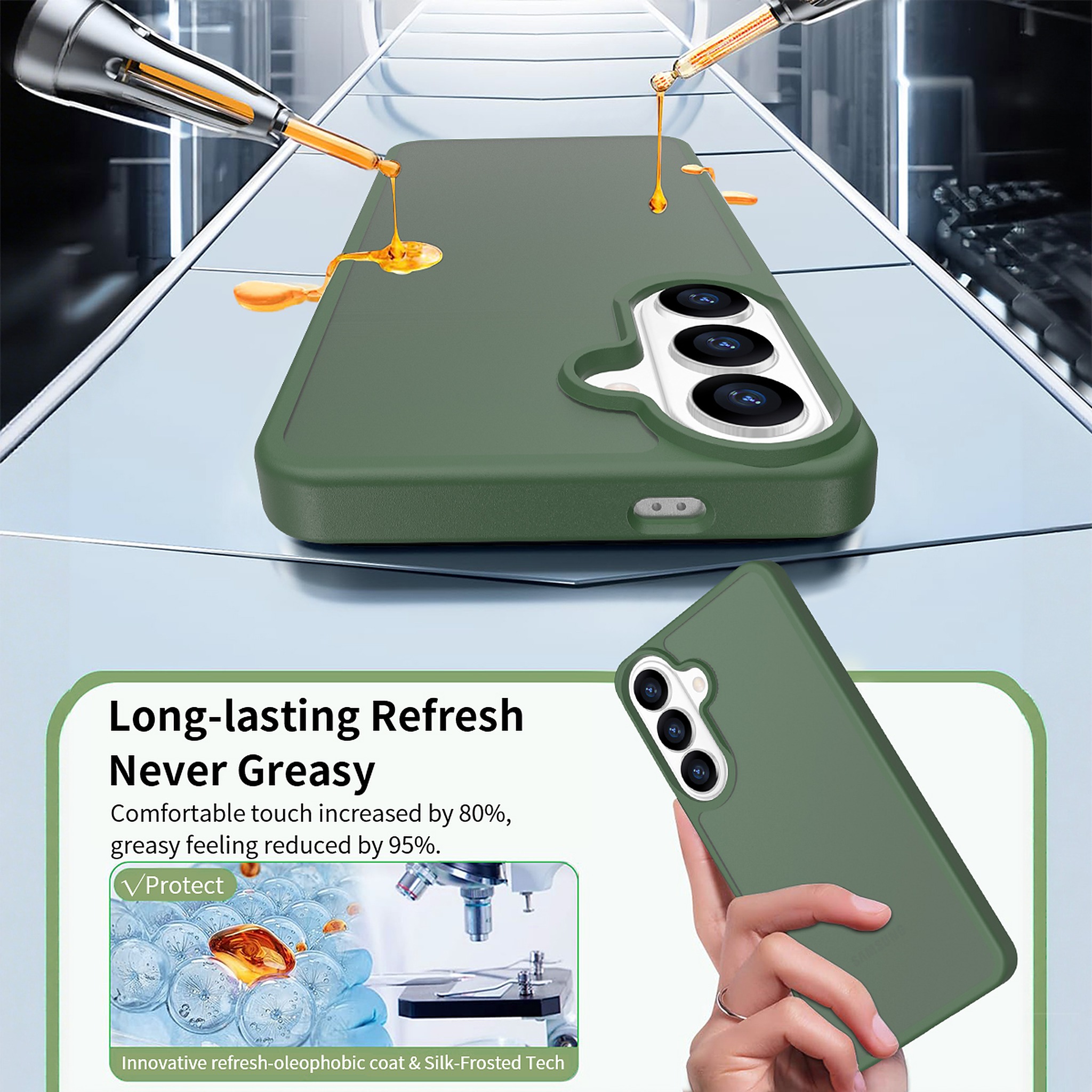SendaFit Matte Skin-Feel Two-in-One Case for Galaxy S26+ detail 38