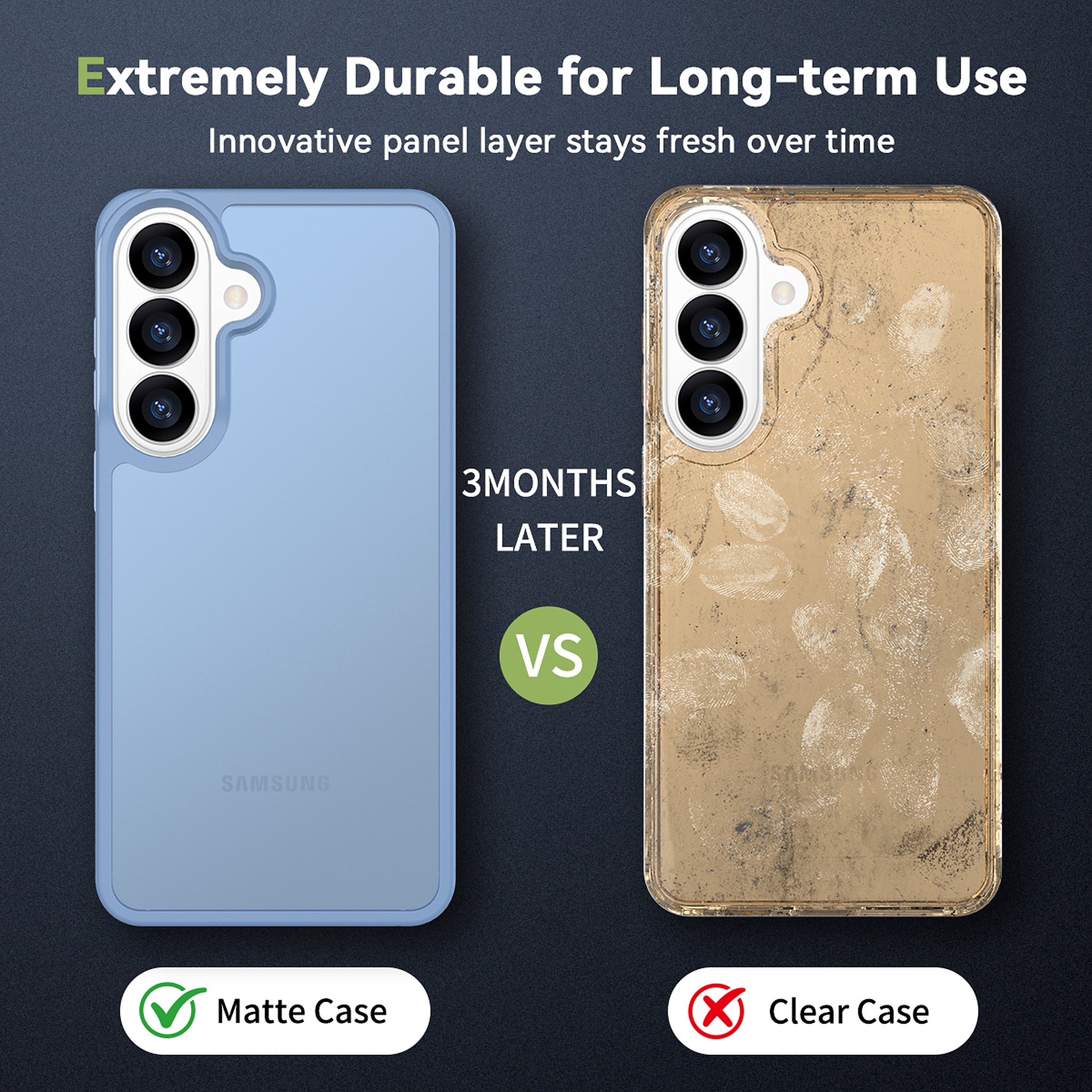 SendaFit Matte Skin-Feel Two-in-One Case for Galaxy S26+ detail 4