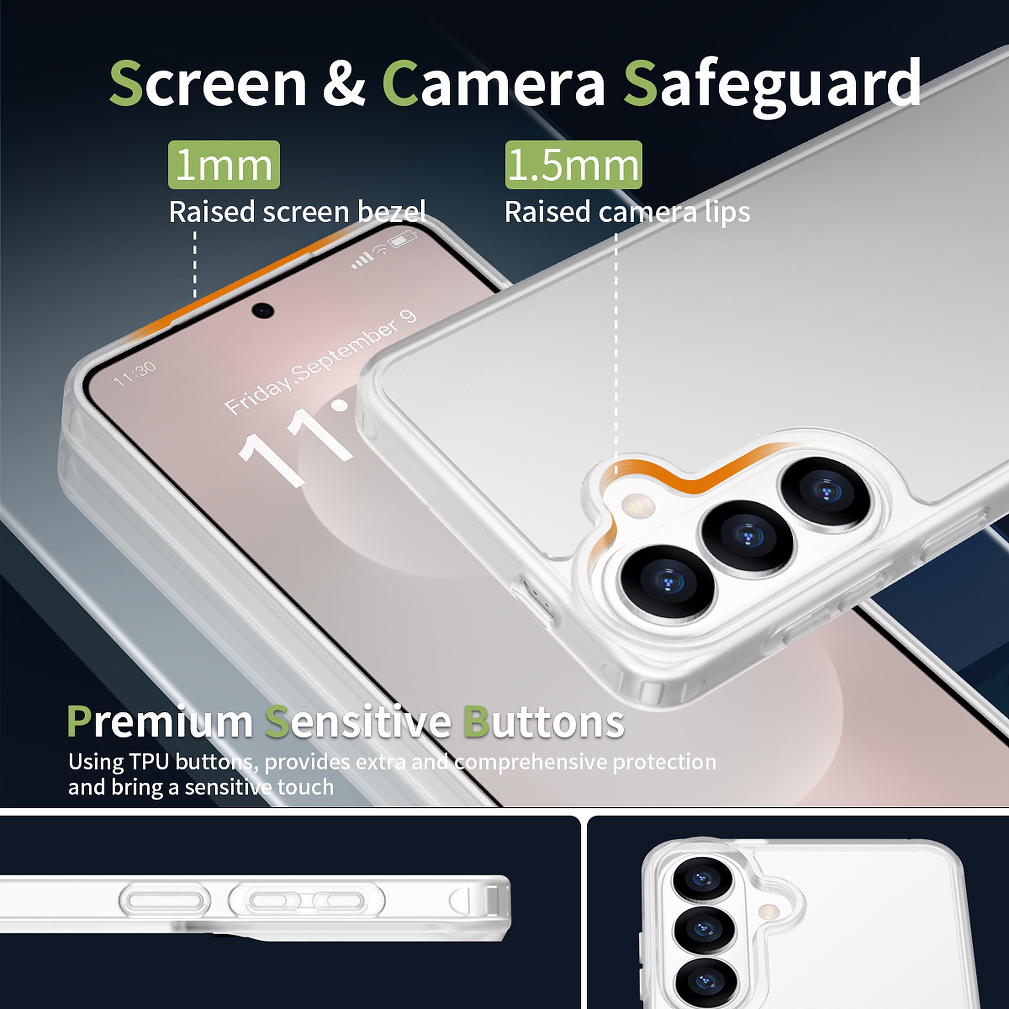 SendaFit Matte Skin-Feel Two-in-One Case for Galaxy S26+ detail 41